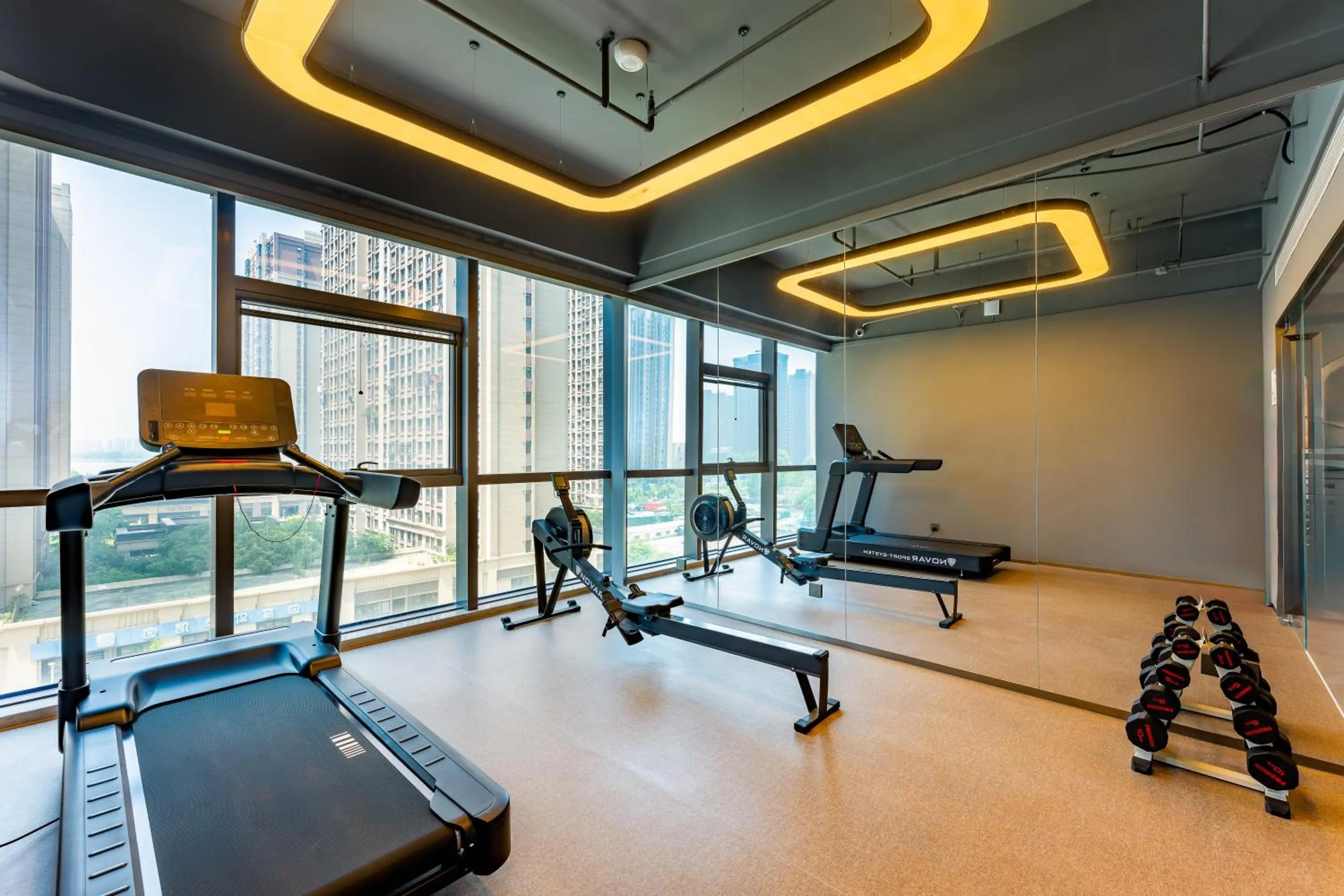 Fitness centre/facilities in Holiday Inn Express Nanjing Riverside by IHG
