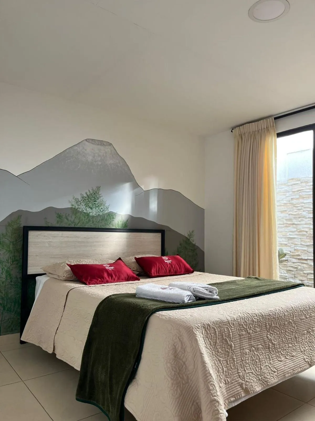 Bed in Hostal Amanari