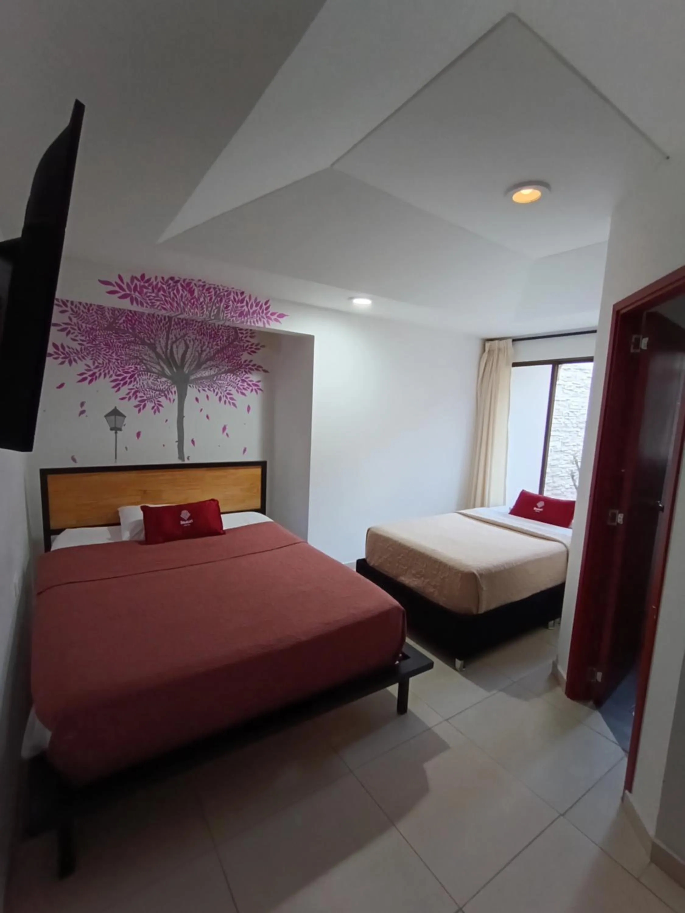 Bedroom, Bed in Hostal Amanari