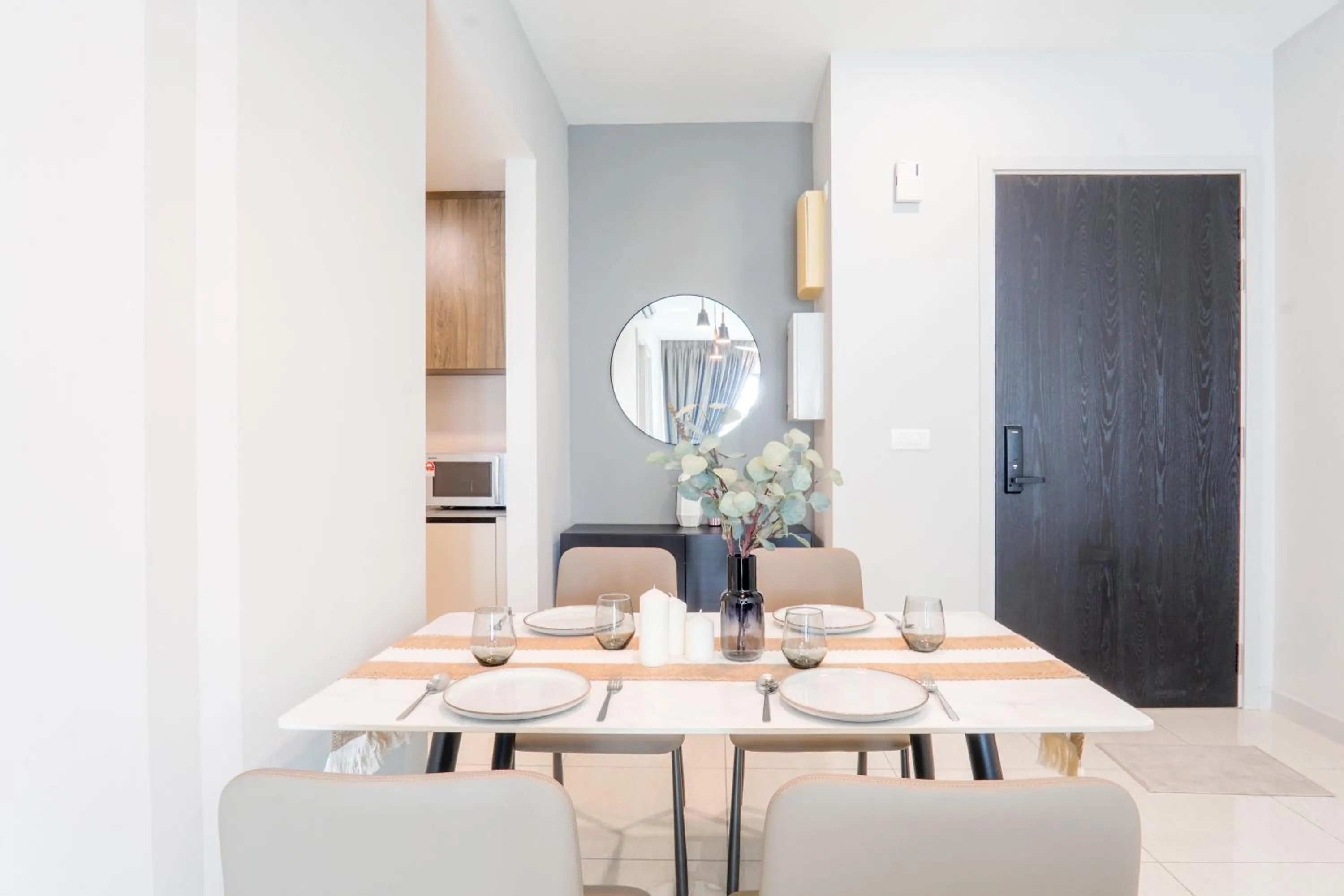 Kitchen or kitchenette in Datum Jelatek Residence by Airhost