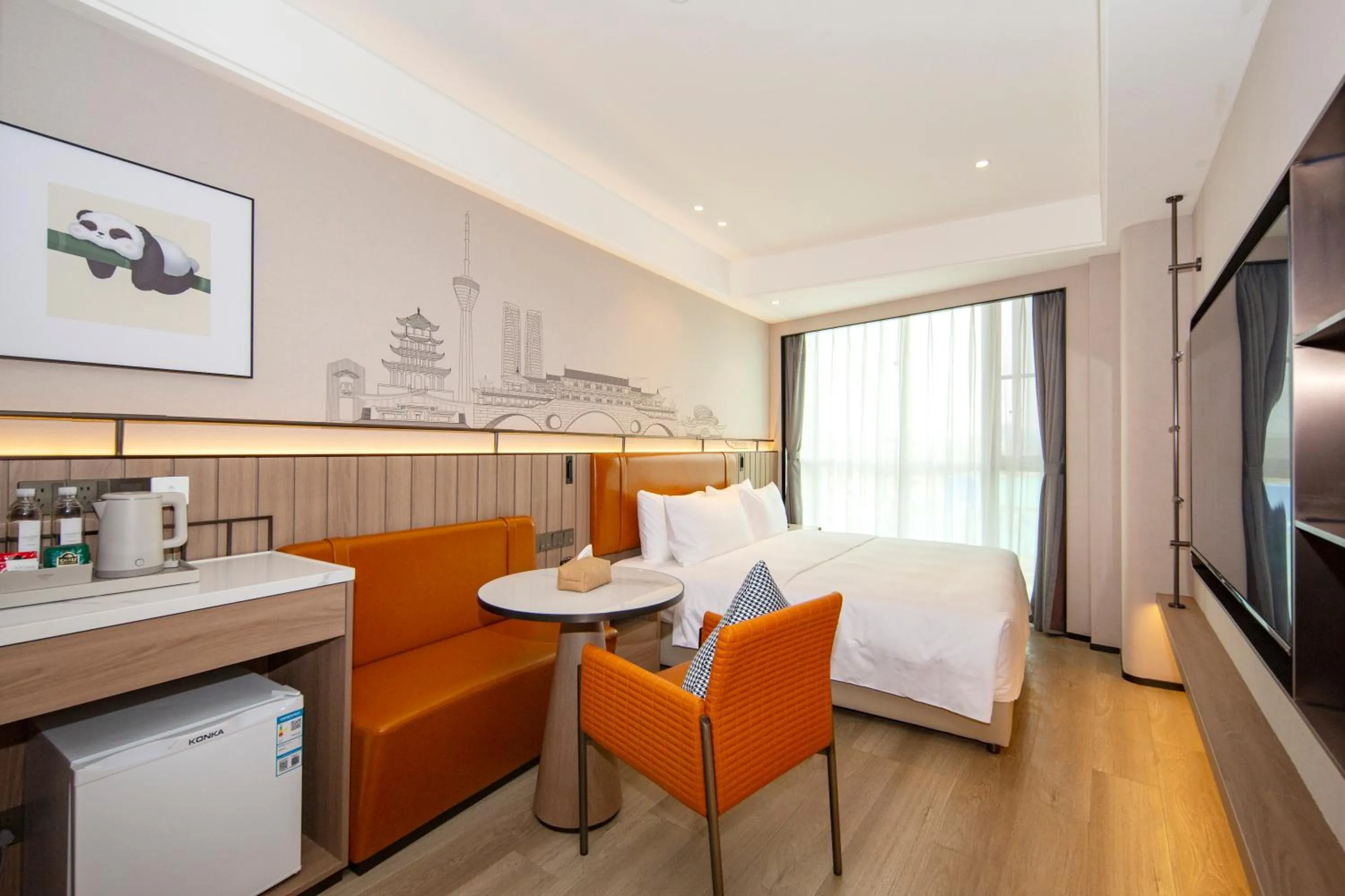 Photo of the whole room in Citadines Connect East Chengdu