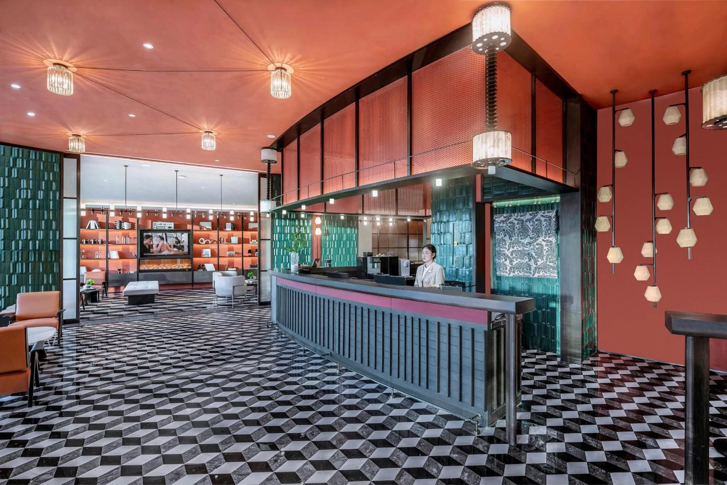 Seating area in Citadines Connect East Chengdu