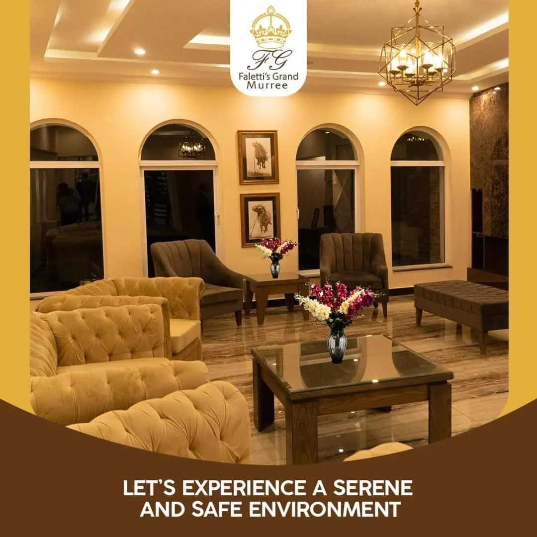 Lobby or reception in Falettis Grand Hotel Murree