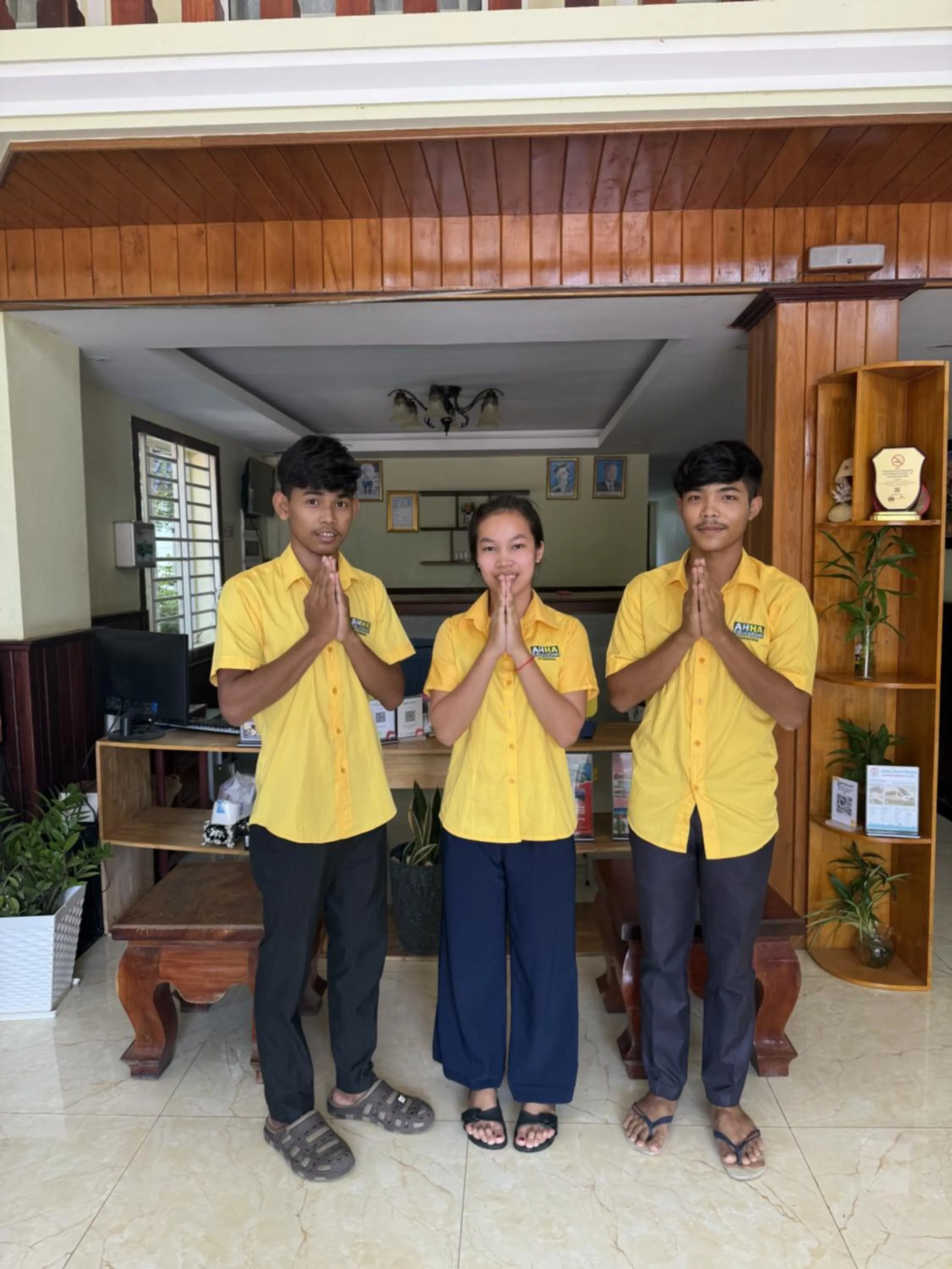 Staff in AHHA Boutique Kampot