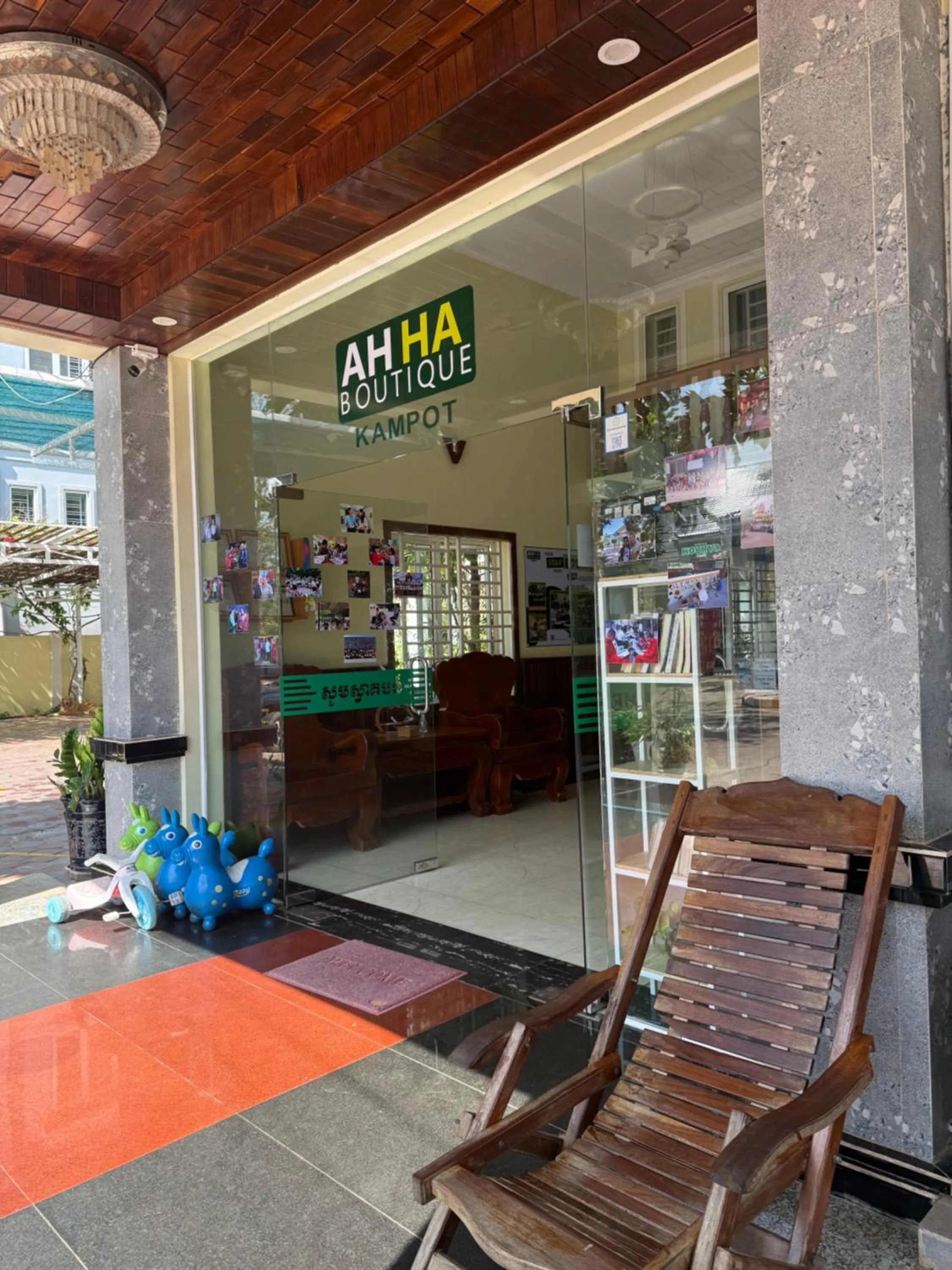 Facade/entrance in AHHA Boutique Kampot