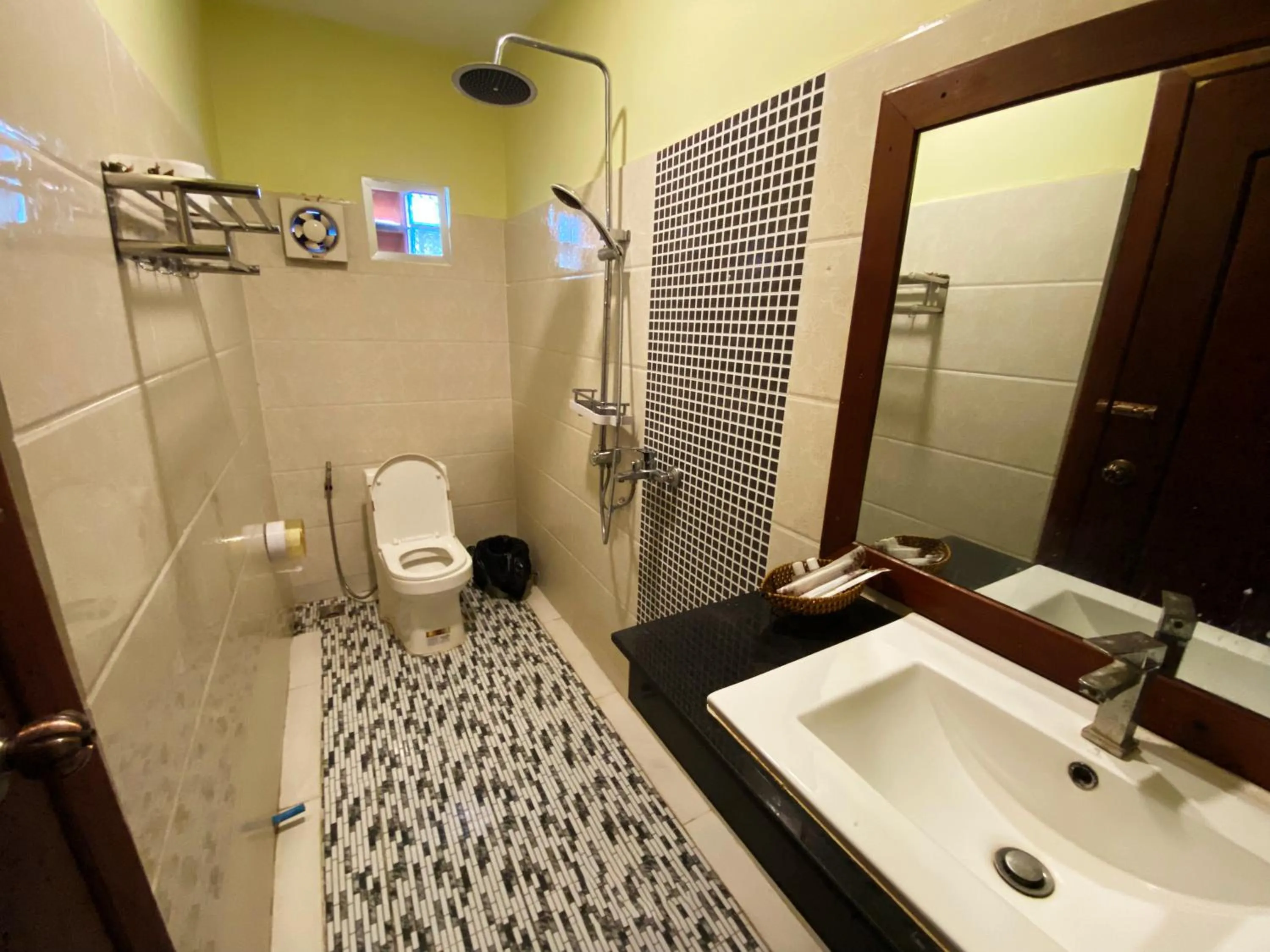 Shower in AHHA Boutique Kampot