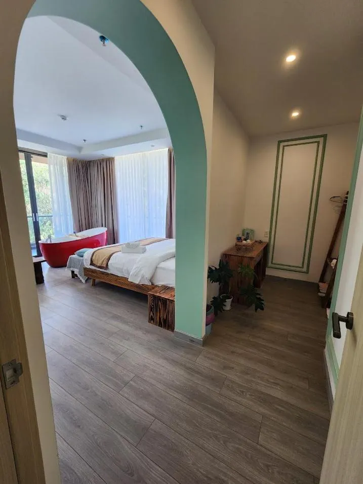 Photo of the whole room, Bed in LHASA HOTEL - Central hotel in Dalat