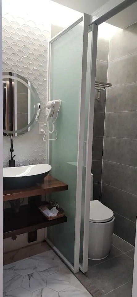 Toilet in LHASA HOTEL - Central hotel in Dalat