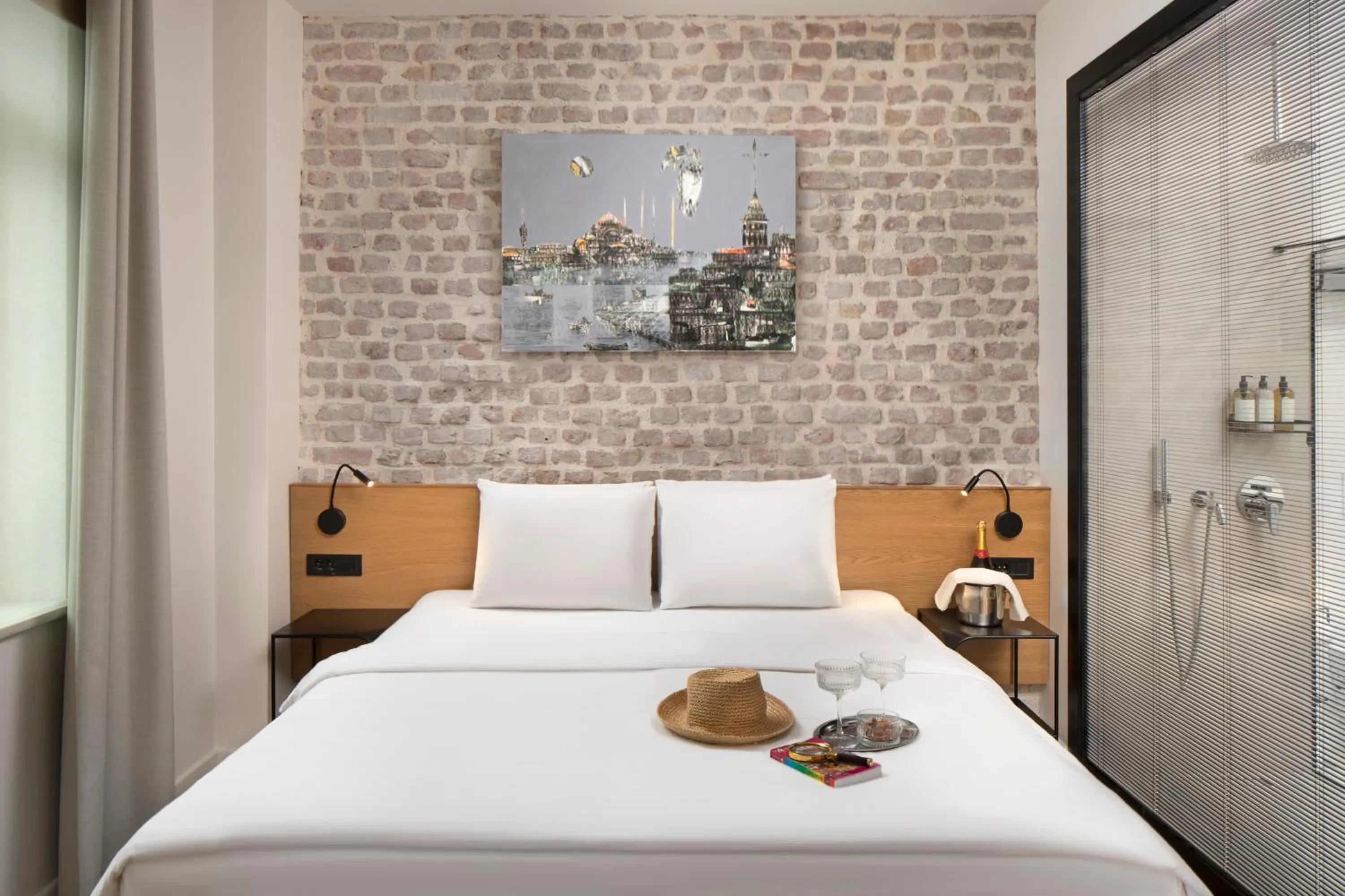 Bed in Hammamhane Hotel