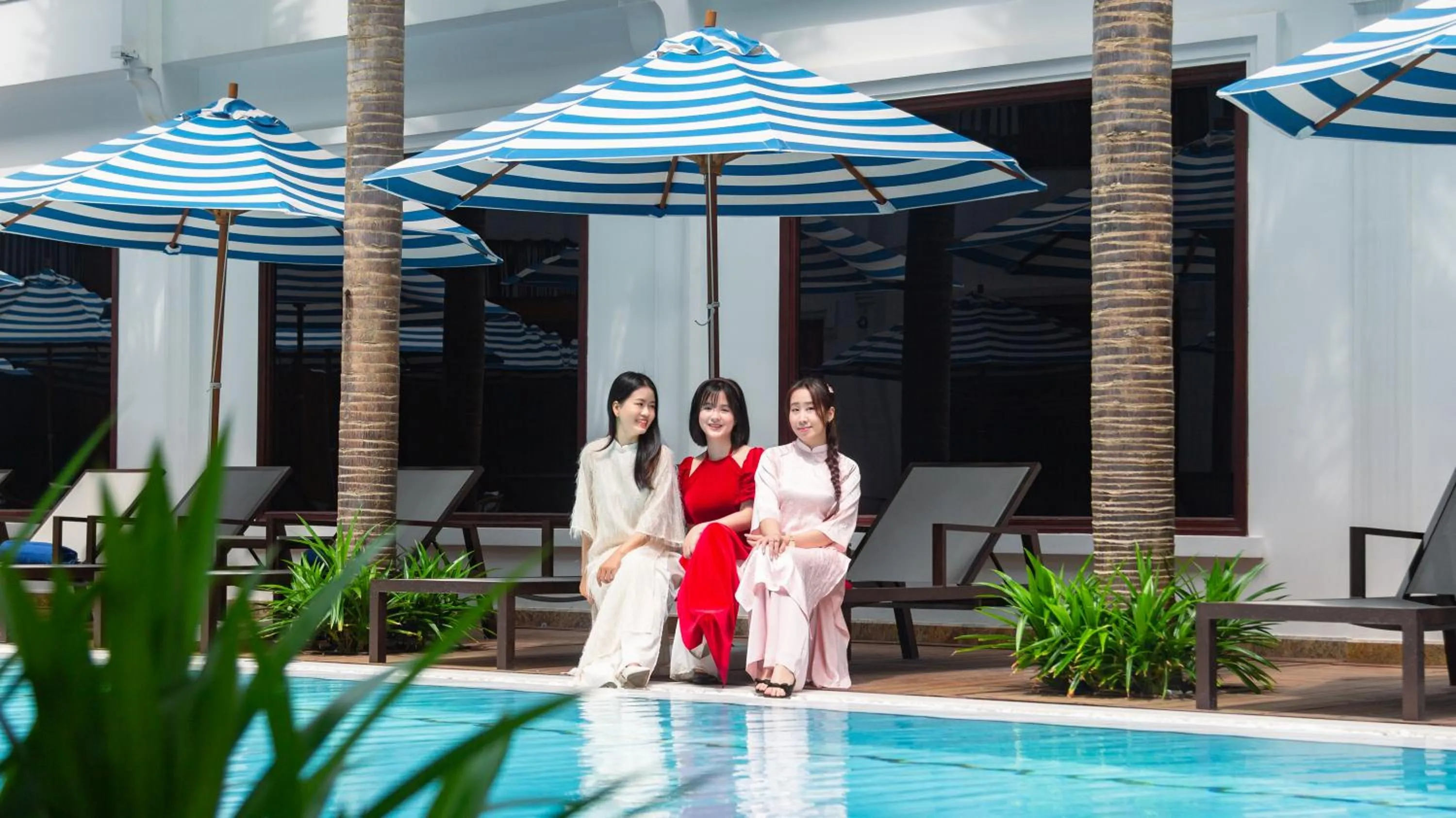 Patio in Wafaifo Resort Hoi An