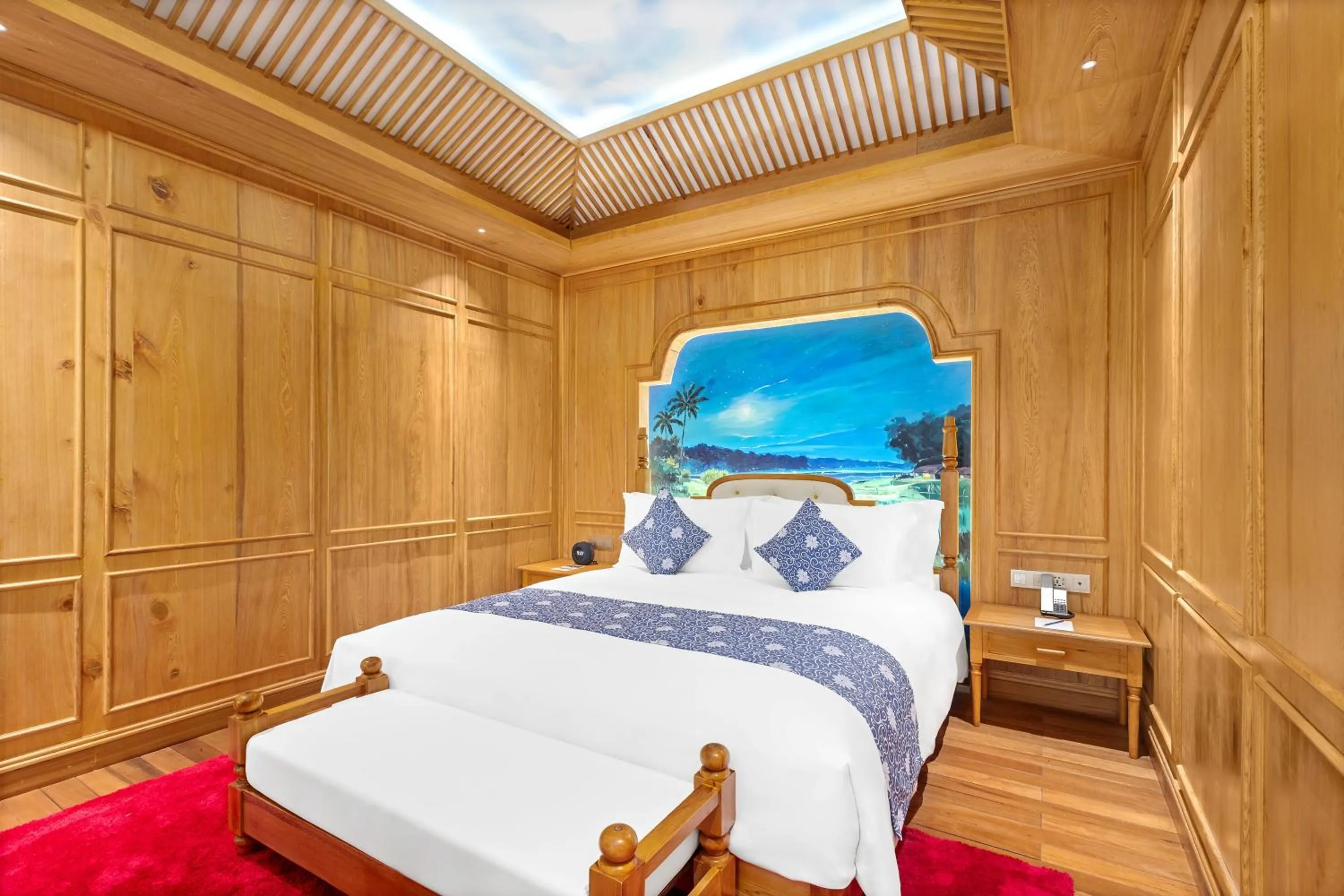 Bed in Wafaifo Resort Hoi An