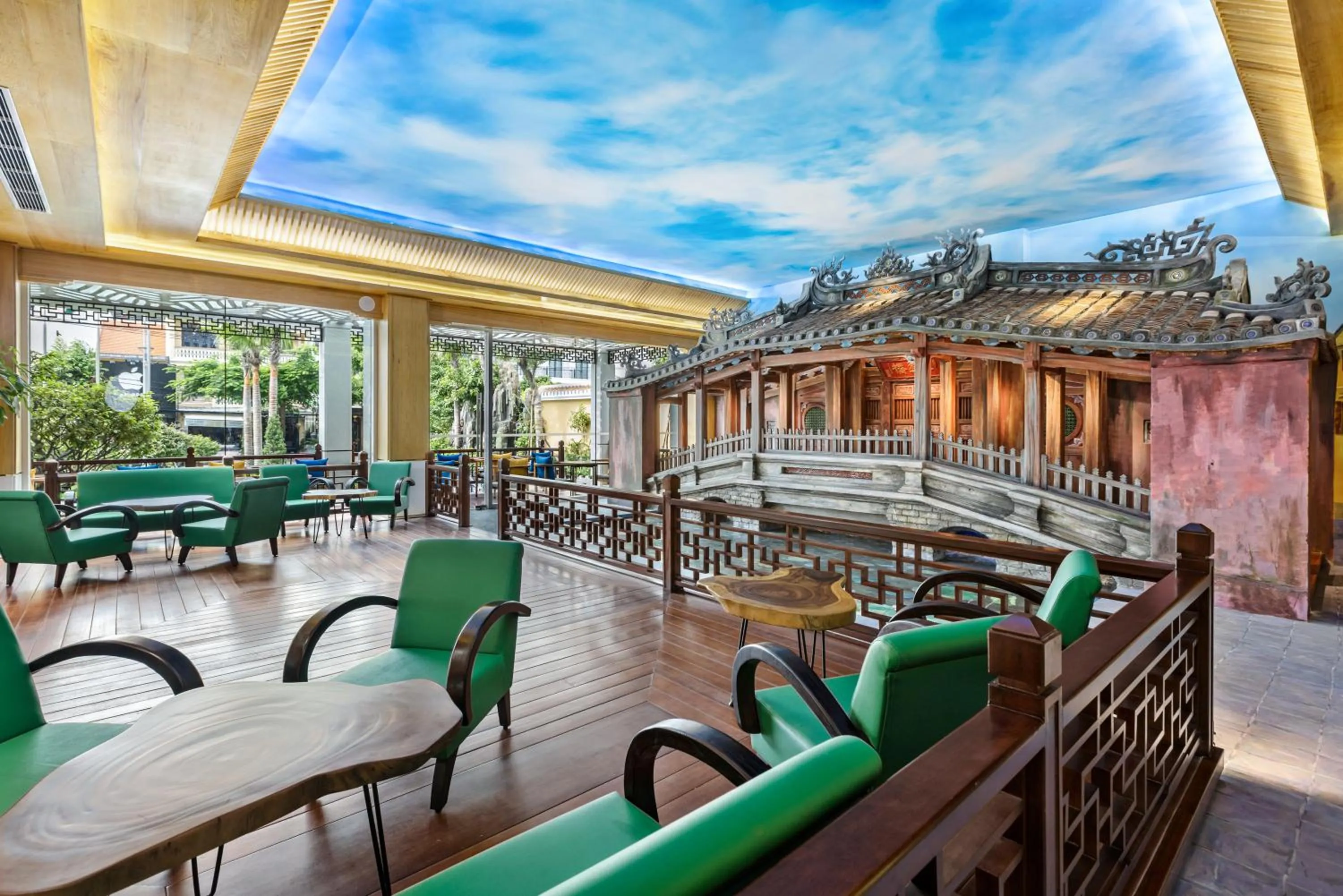 Patio in Wafaifo Resort Hoi An