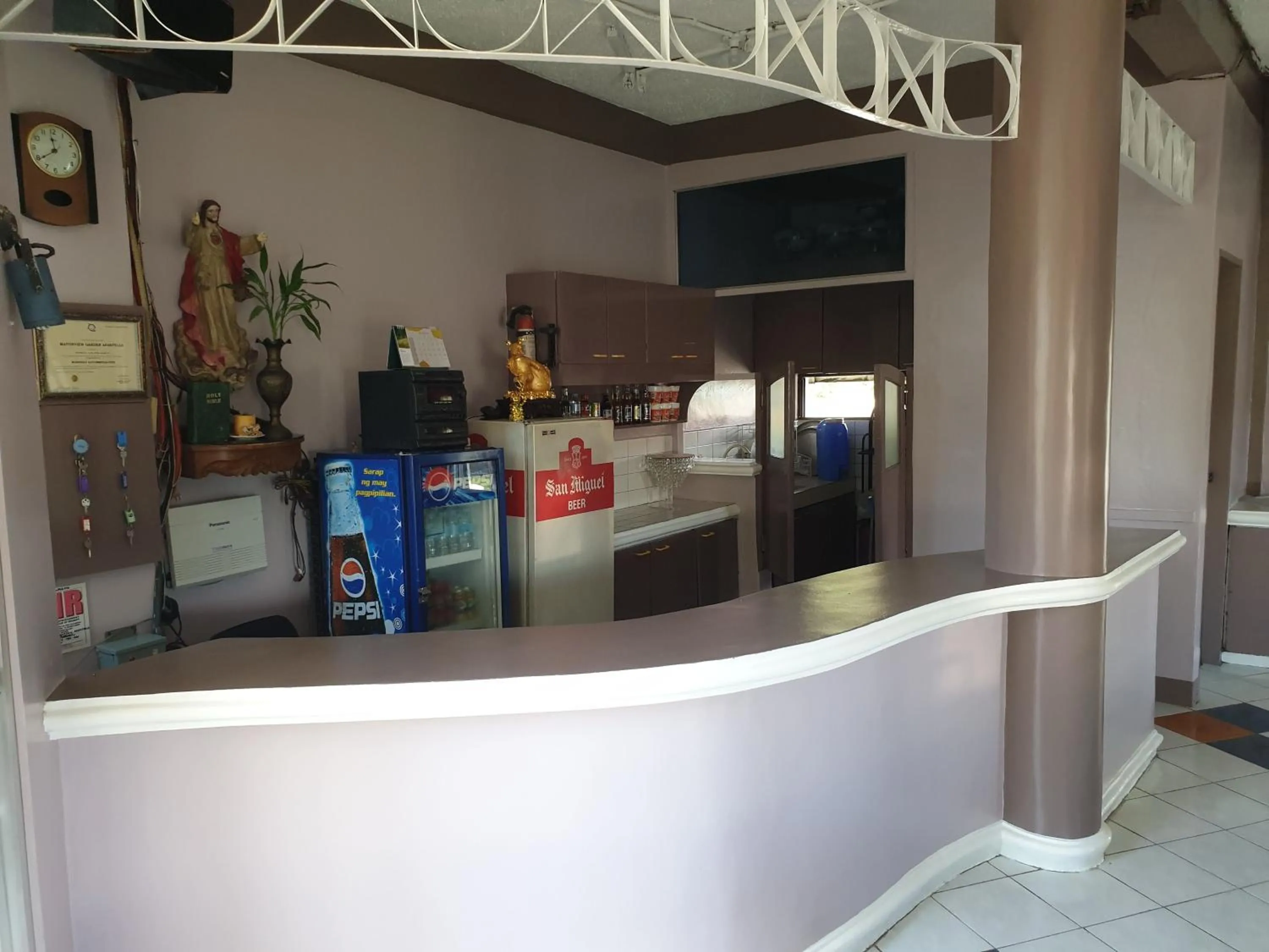 Lobby or reception in Mayon View Garden Apartelle Sa Bukid