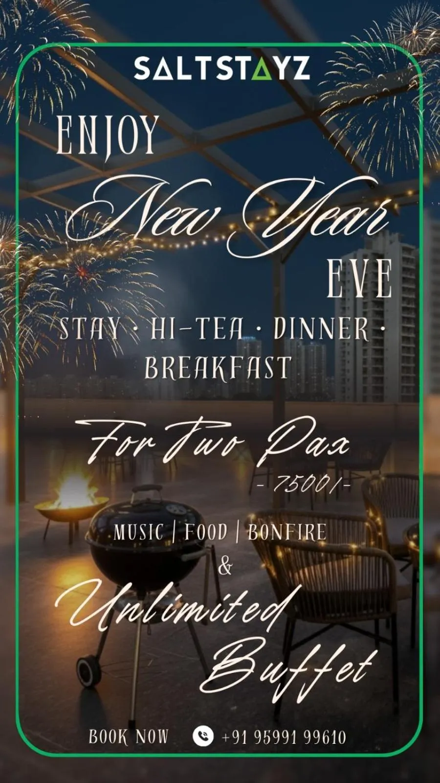 Property logo or sign in Saltstayz Premier - Near Golf Course Road & Sector 57