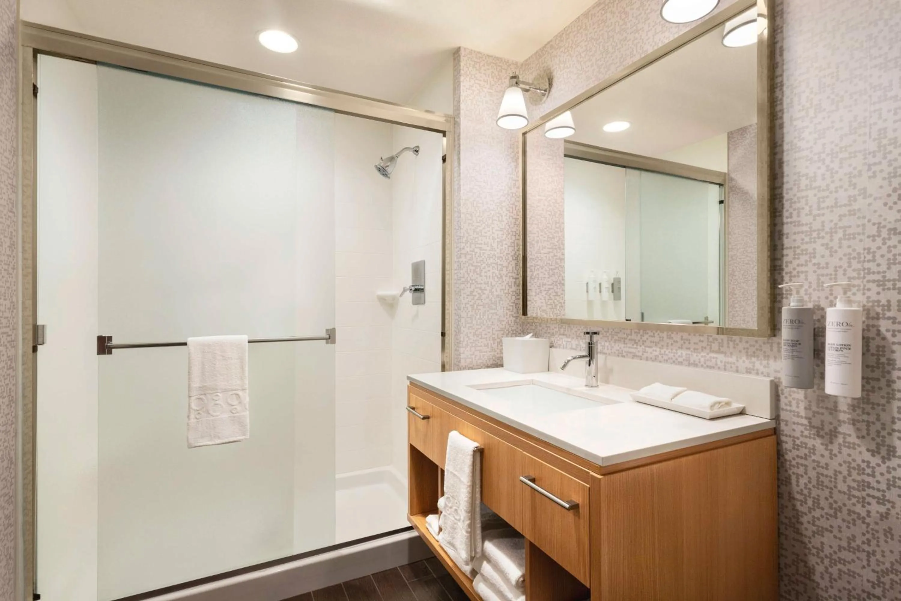 Bathroom in Home2 Suites by Hilton Albuquerque Downtown/University