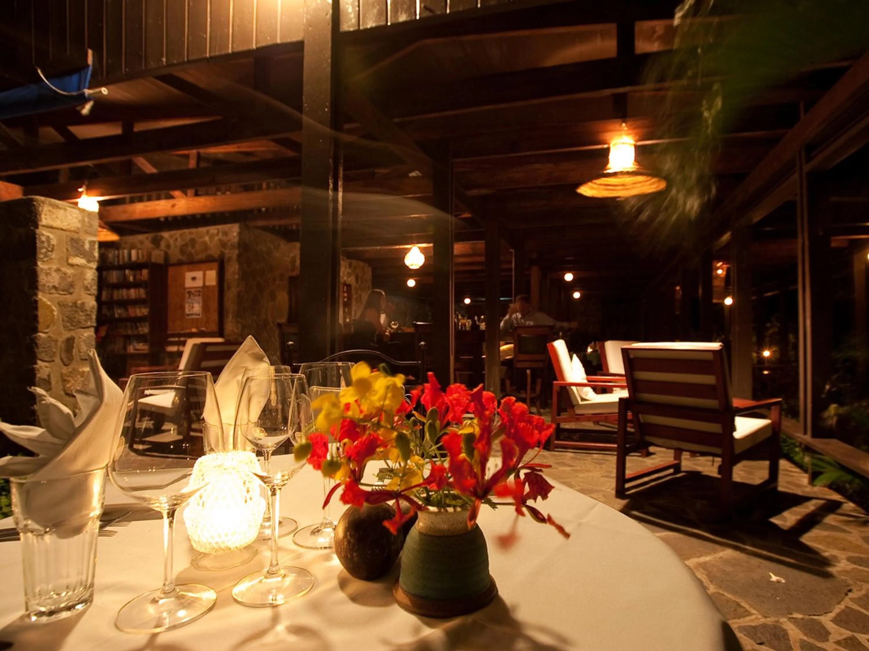 Restaurant/places to eat in Firefly Estate Bequia