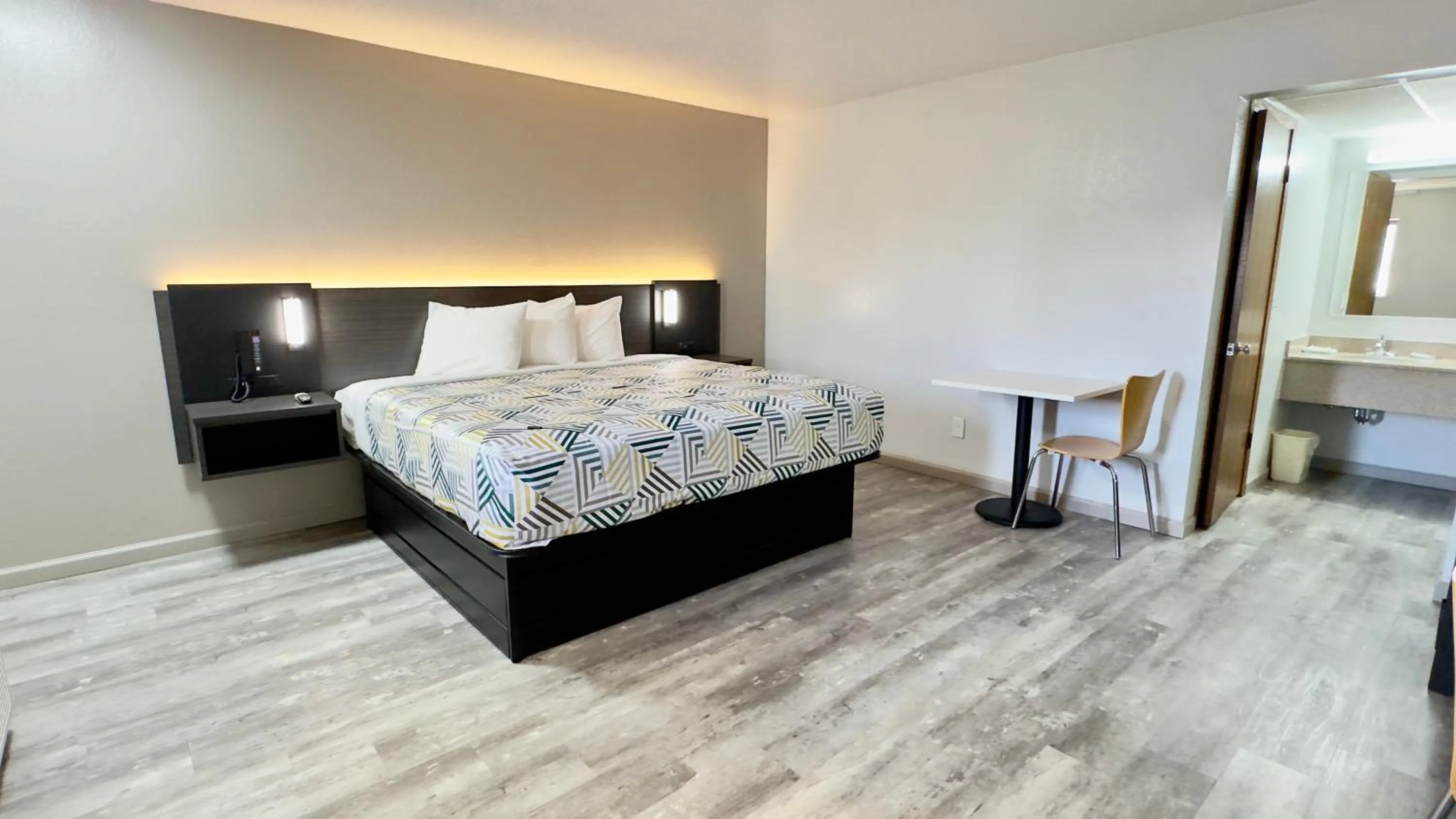 Bed in Motel 6-Dyersburg, TN