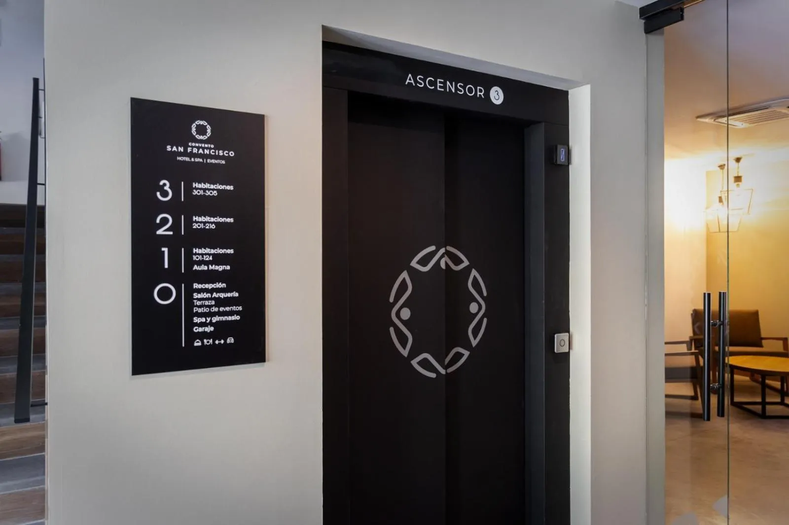 elevator in Hotel & Spa Convento San Francisco