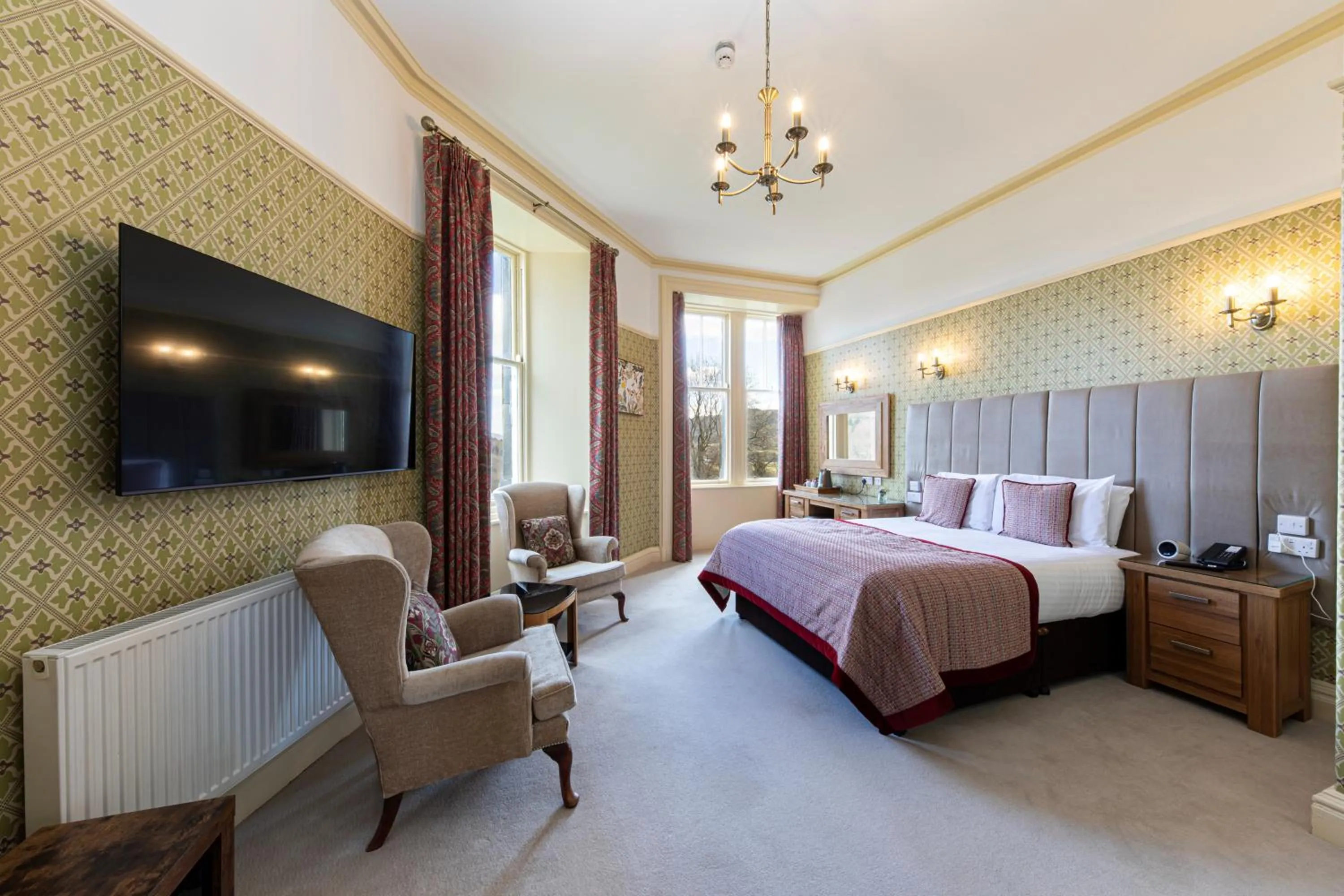 Bedroom, Bed in The Atholl Palace