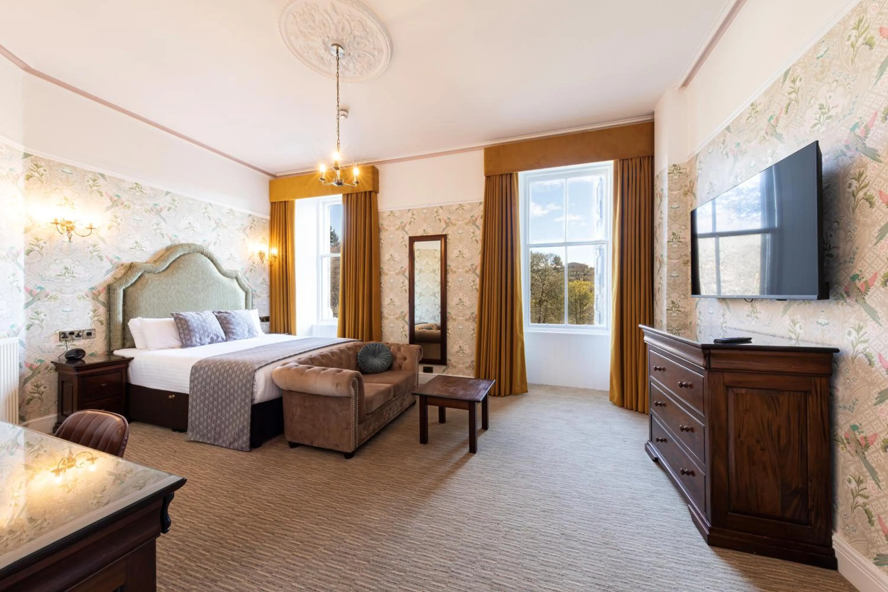 Bedroom, Bed in The Atholl Palace