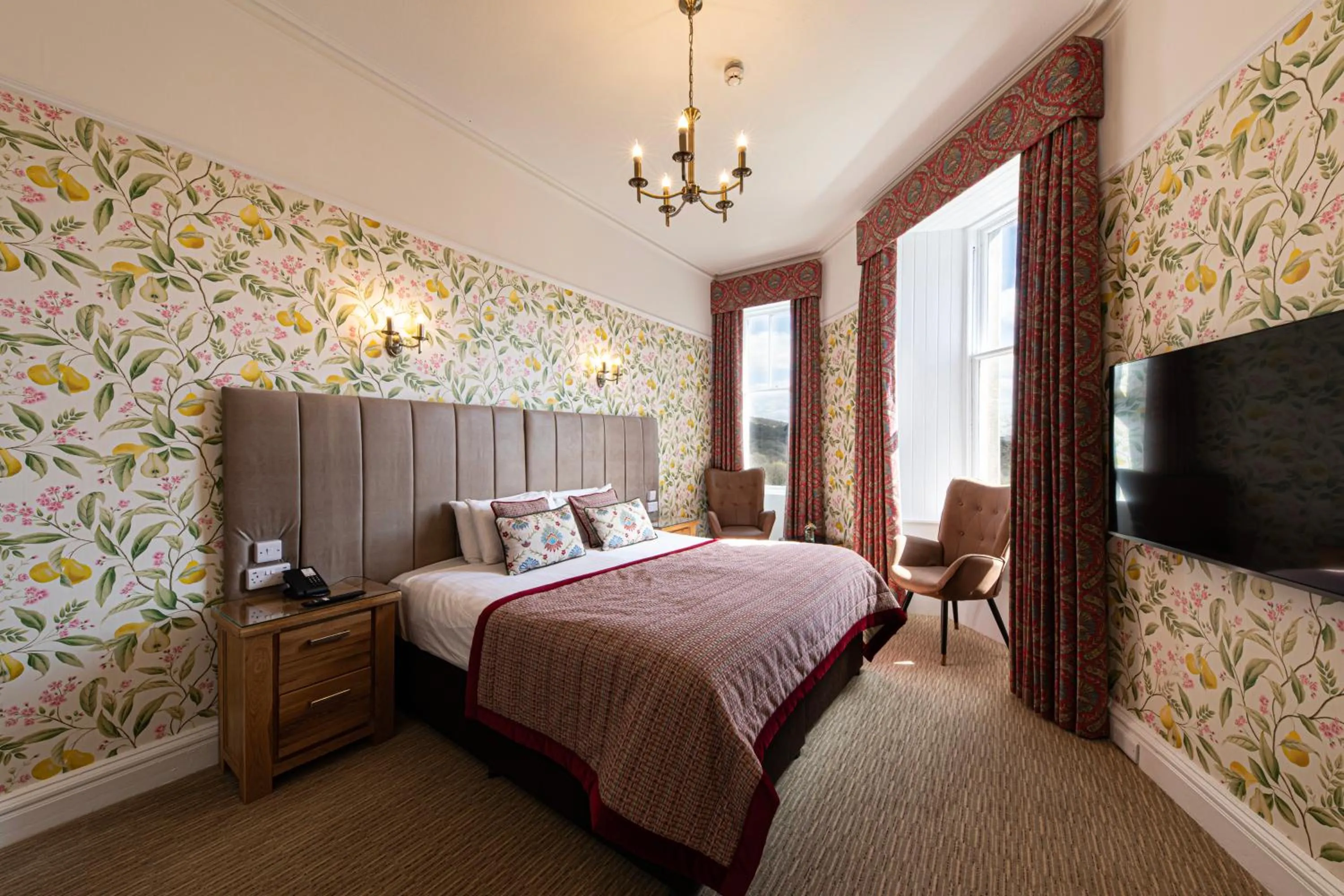 Bedroom, Bed in The Atholl Palace