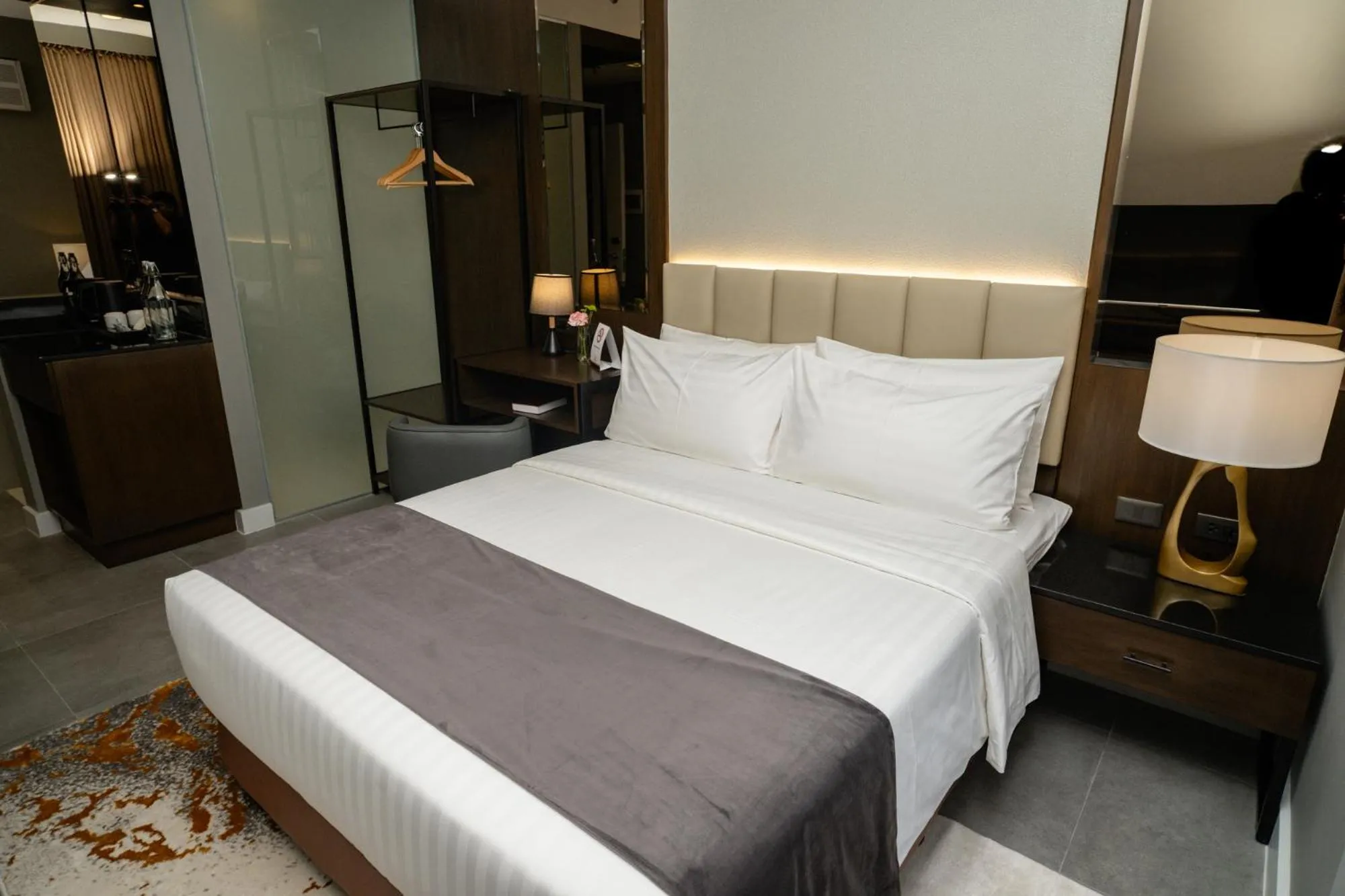 Bed in Amber Hotel - Cebu