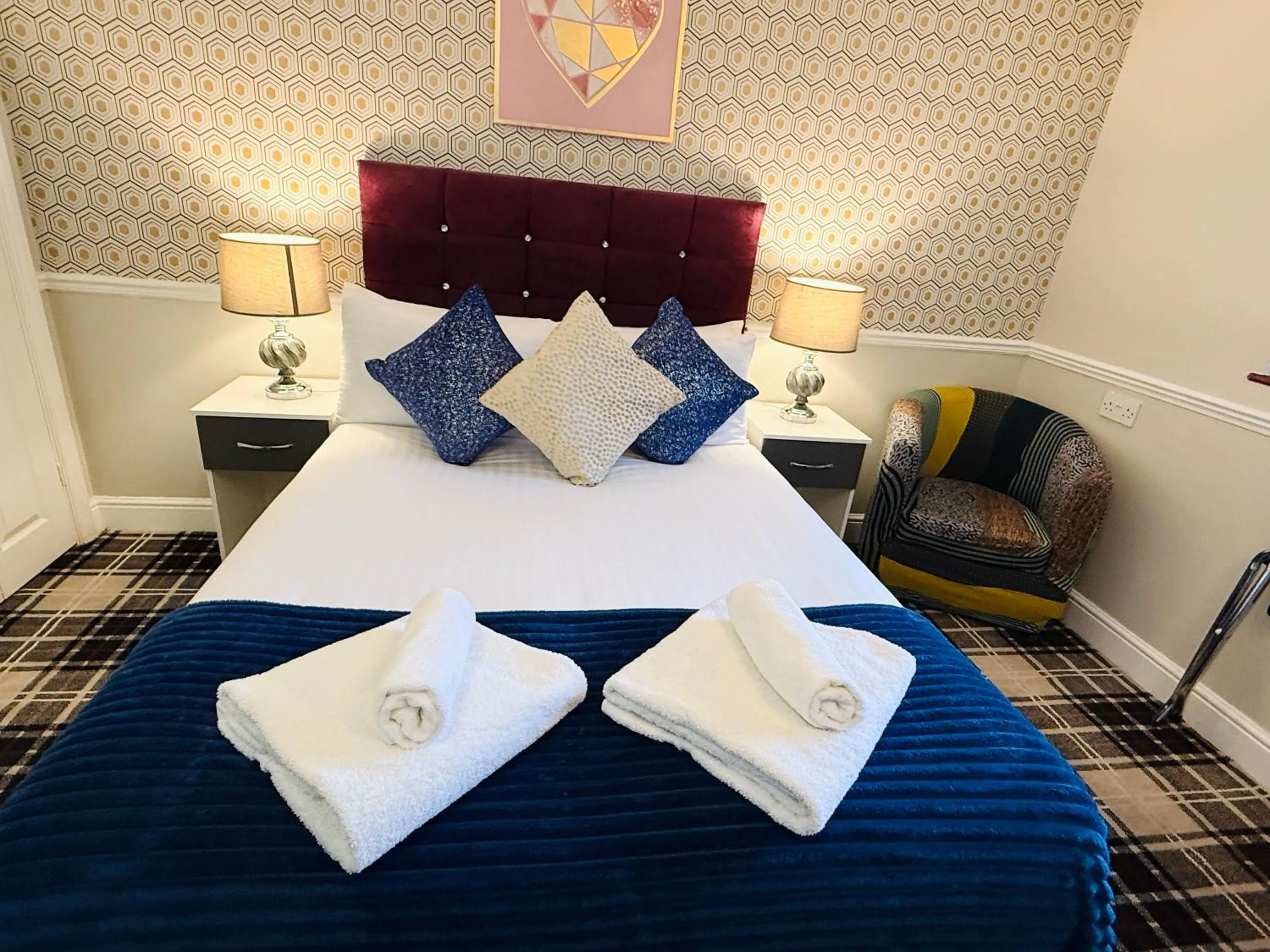 Bed in 4 Sisters Inn