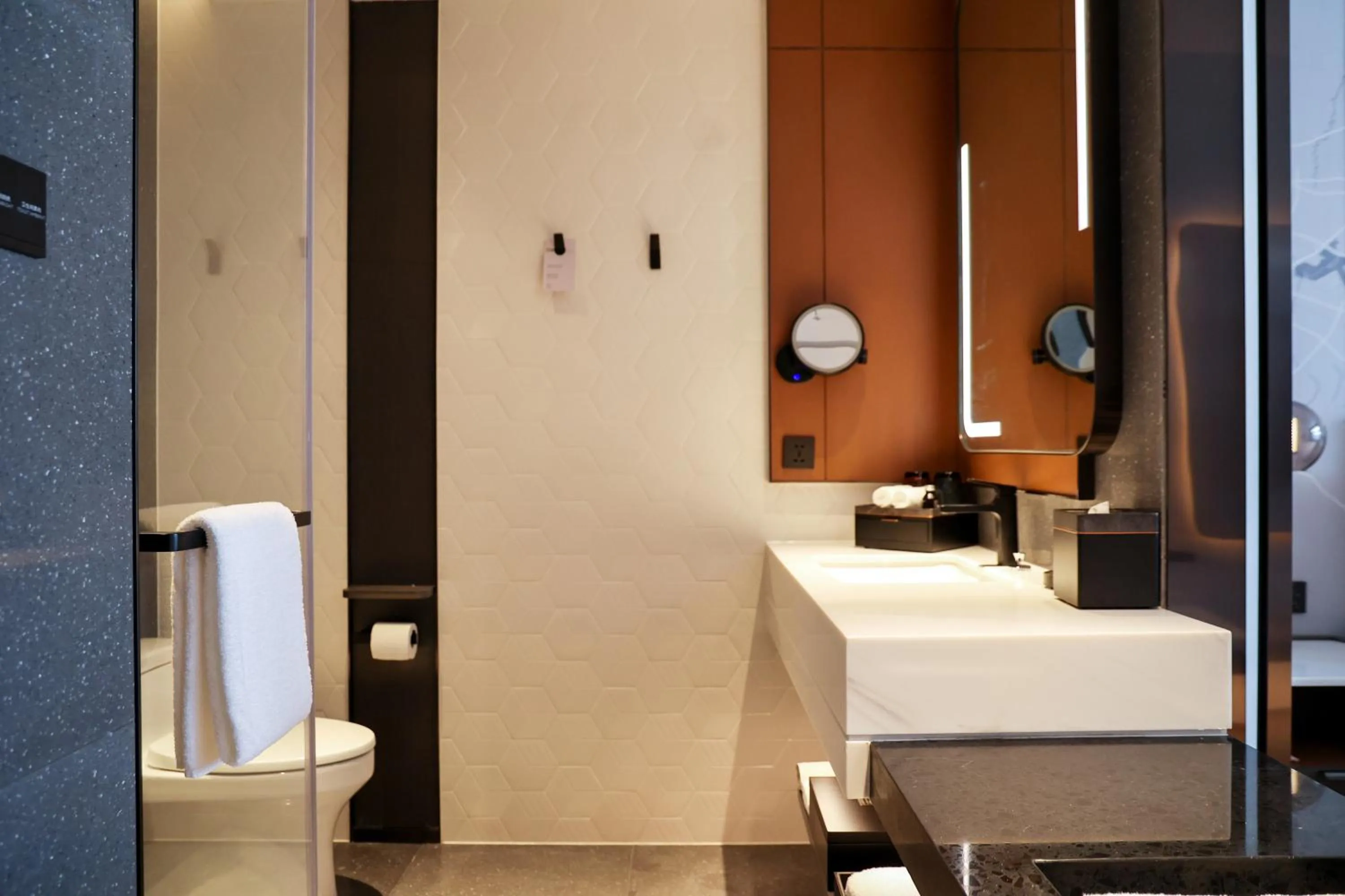 Bathroom in AC Hotel by Marriott Chengdu North