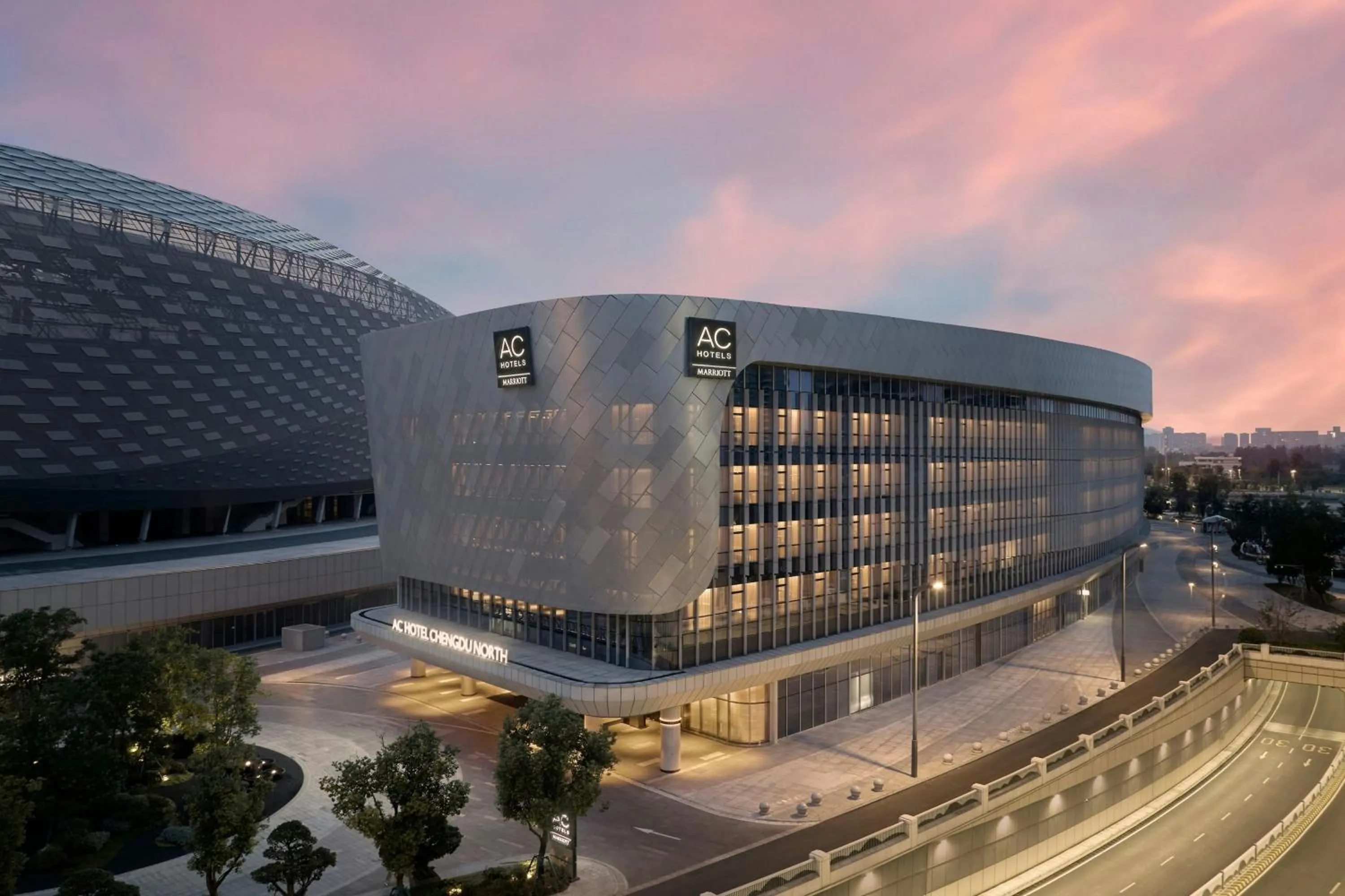 Property building in AC Hotel by Marriott Chengdu North
