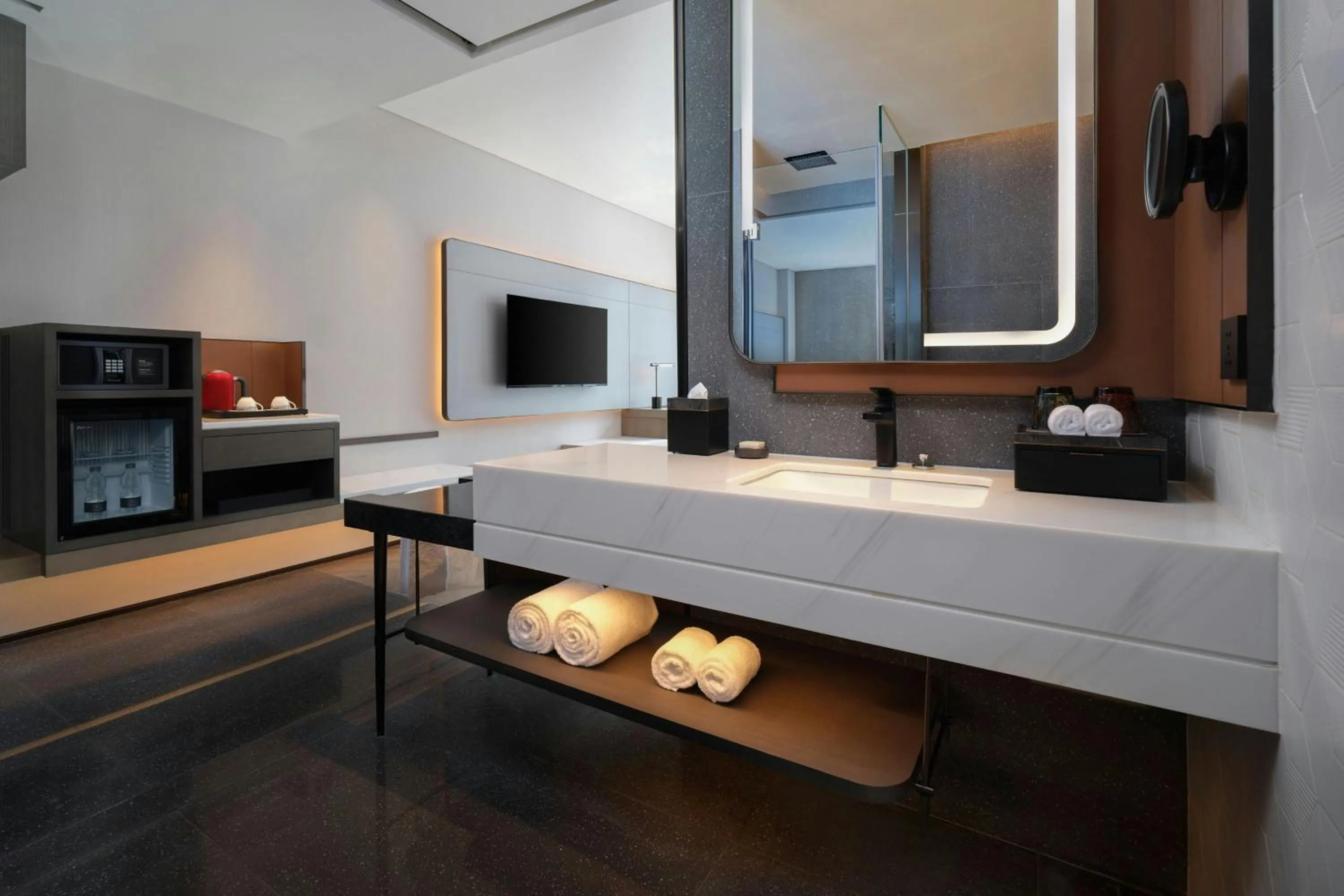 Bathroom in AC Hotel by Marriott Chengdu North