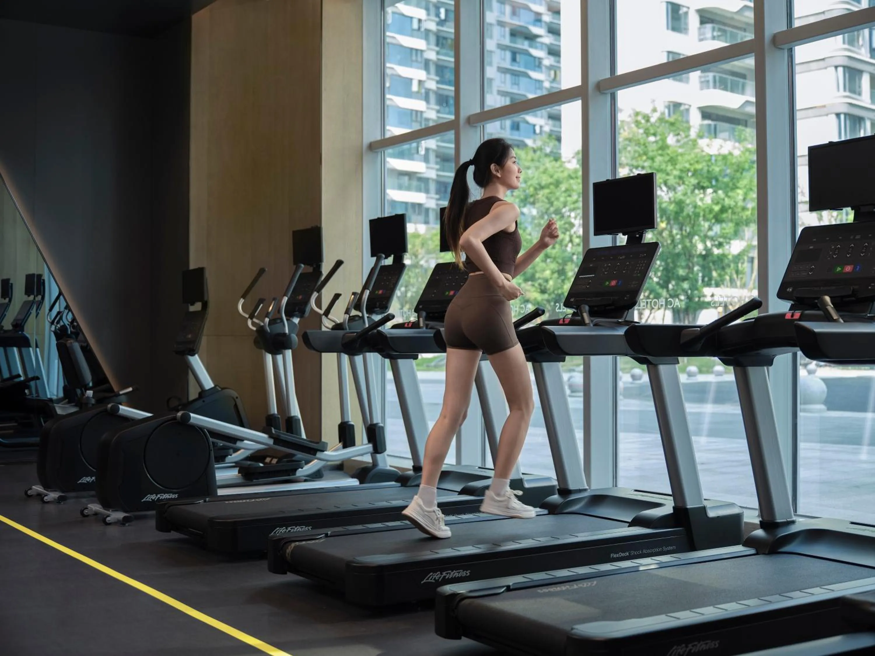 Fitness centre/facilities in AC Hotel by Marriott Chengdu North