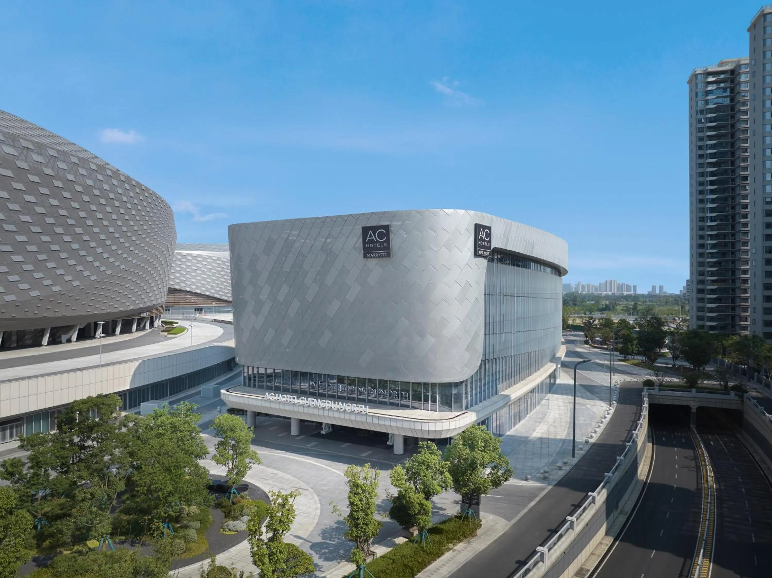 Property building in AC Hotel by Marriott Chengdu North