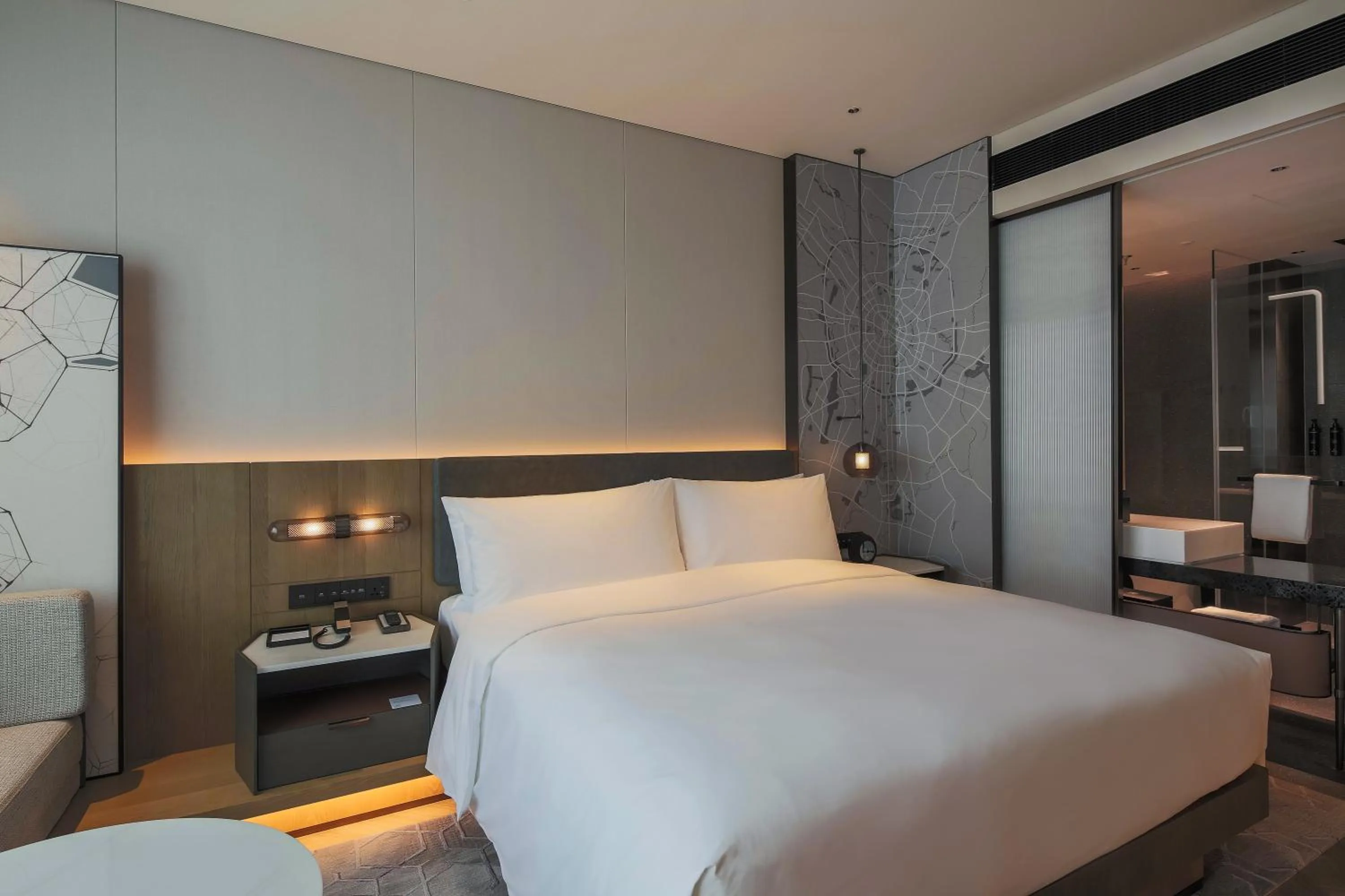 Bed in AC Hotel by Marriott Chengdu North