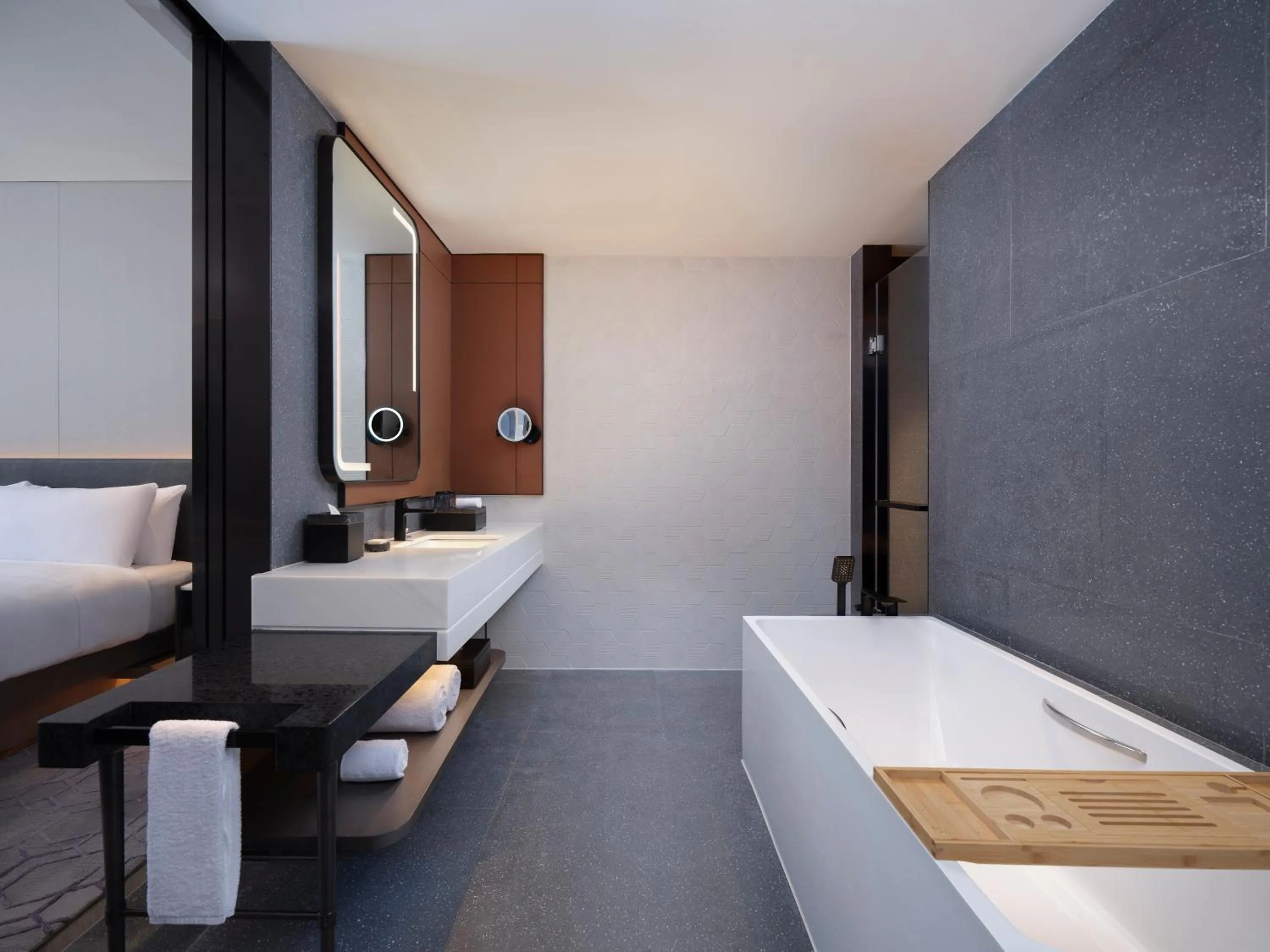 Bed in AC Hotel by Marriott Chengdu North