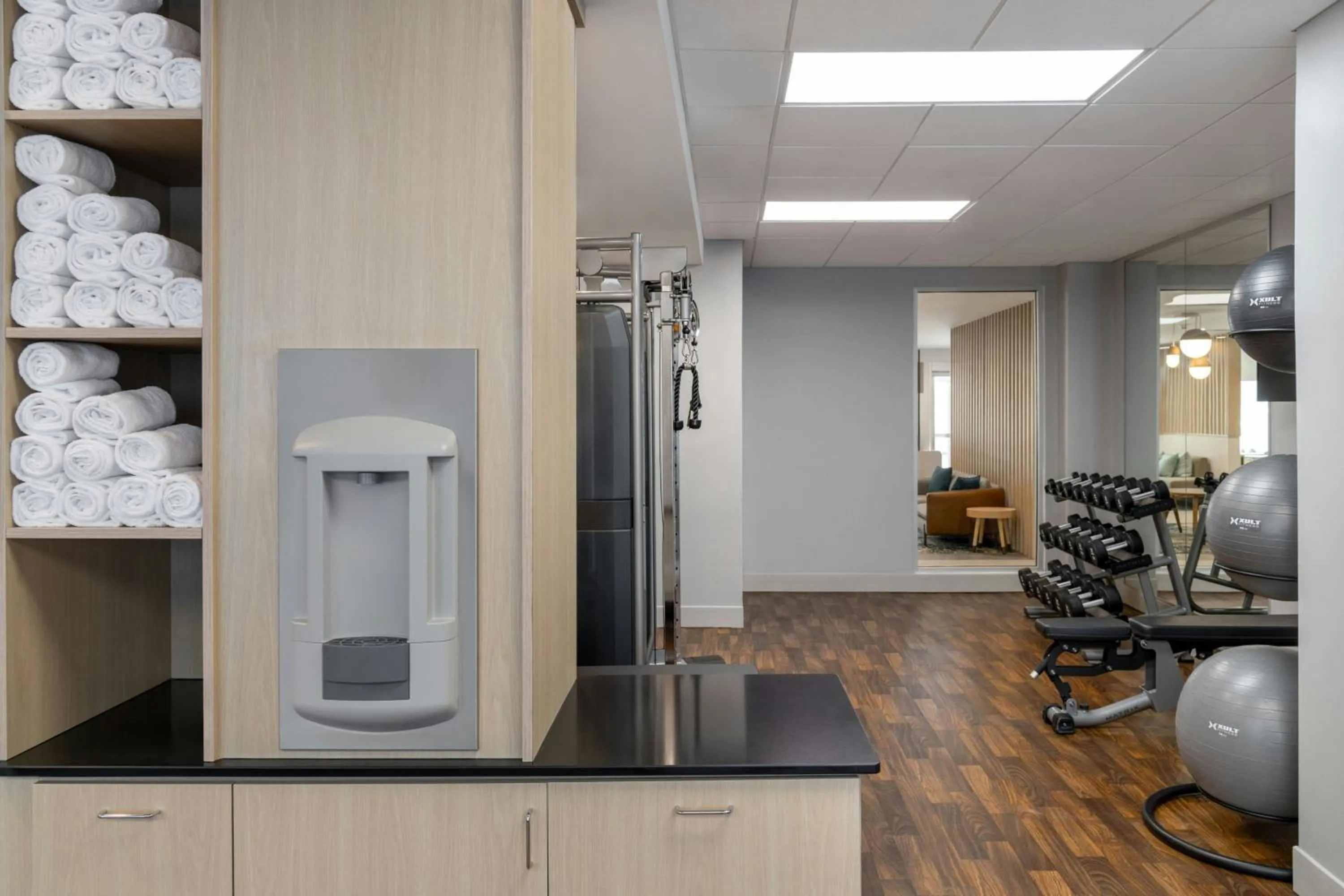 Fitness centre/facilities in TownePlace Suites by Marriott Detroit Taylor