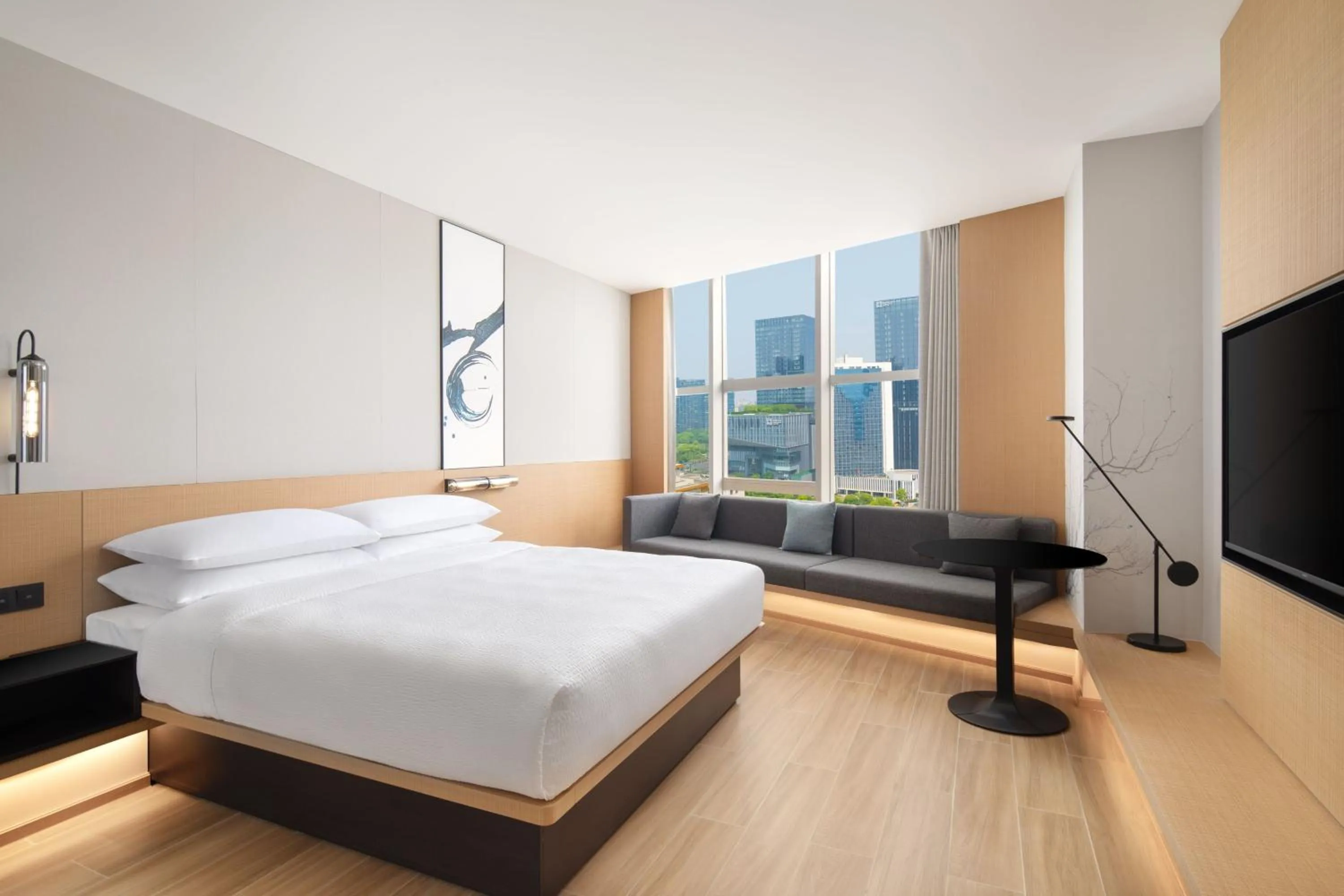 Photo of the whole room, Bed in Fairfield by Marriott Hangzhou Wulin Square, China