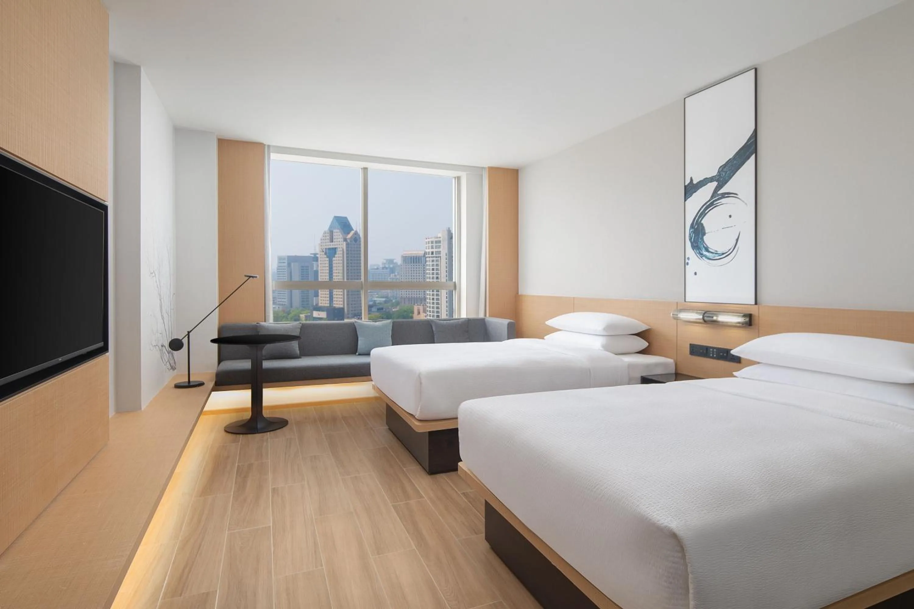 Photo of the whole room, Bed in Fairfield by Marriott Hangzhou Wulin Square, China