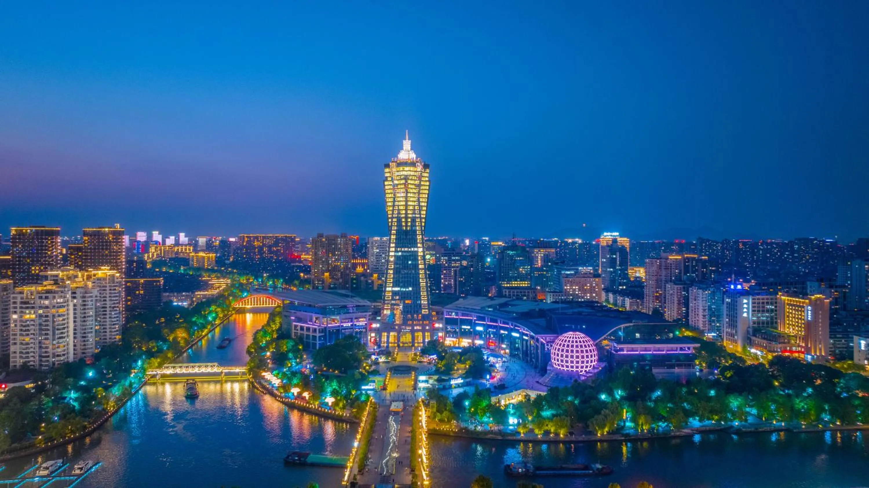 Night in Fairfield by Marriott Hangzhou Wulin Square, China