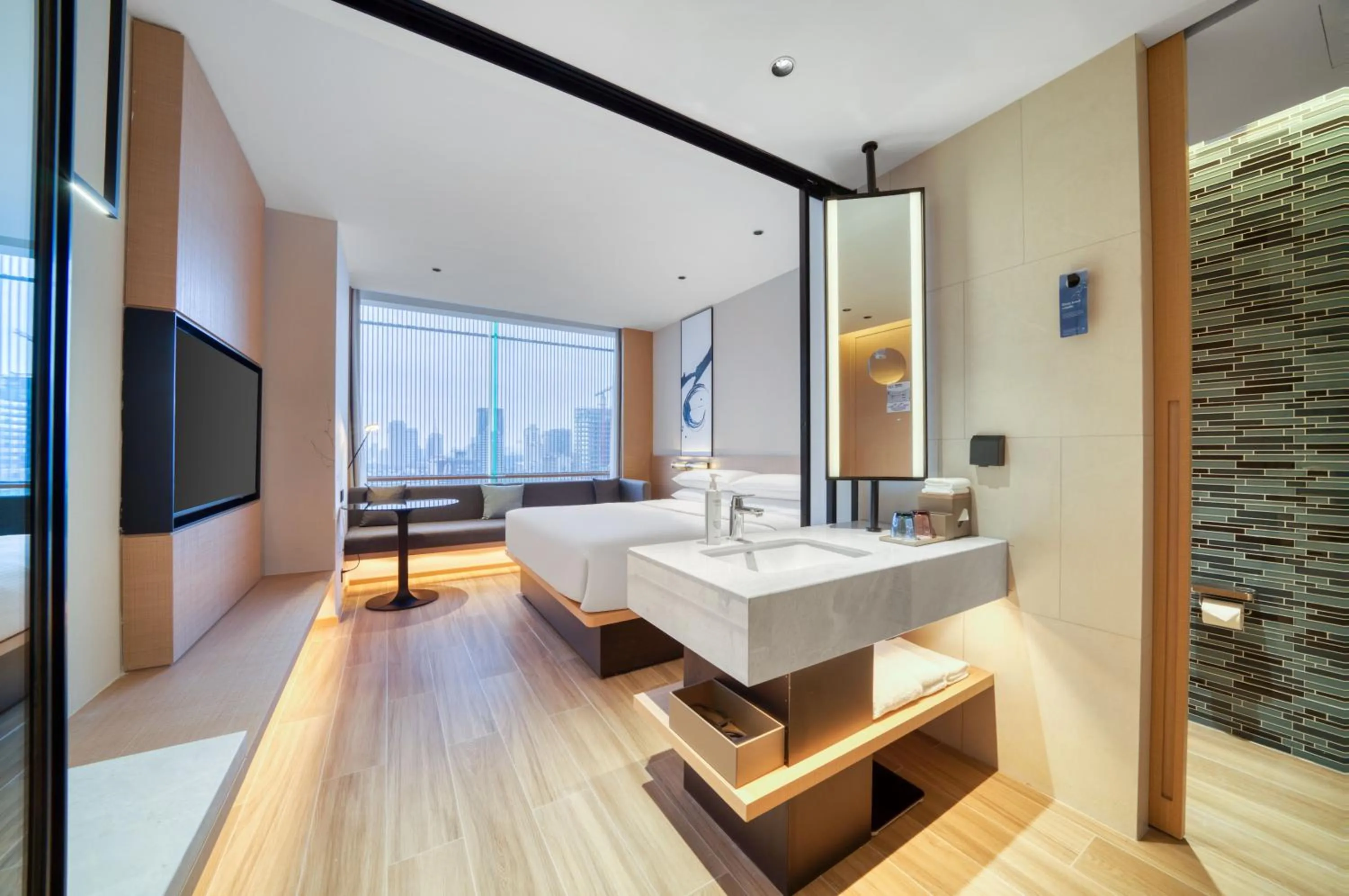 Bedroom, Bed in Fairfield by Marriott Hangzhou Wulin Square, China