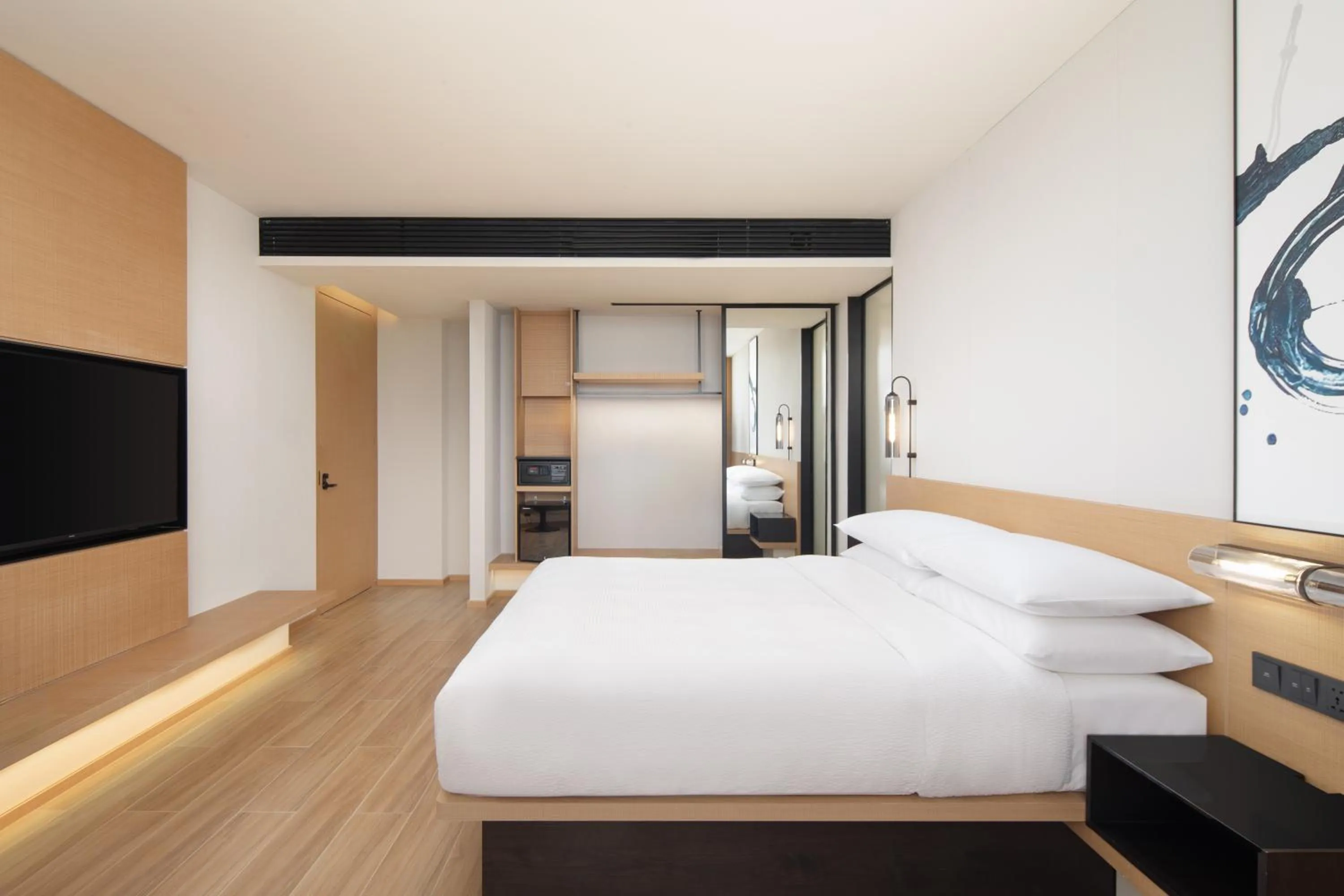 Bedroom, Bed in Fairfield by Marriott Hangzhou Wulin Square, China