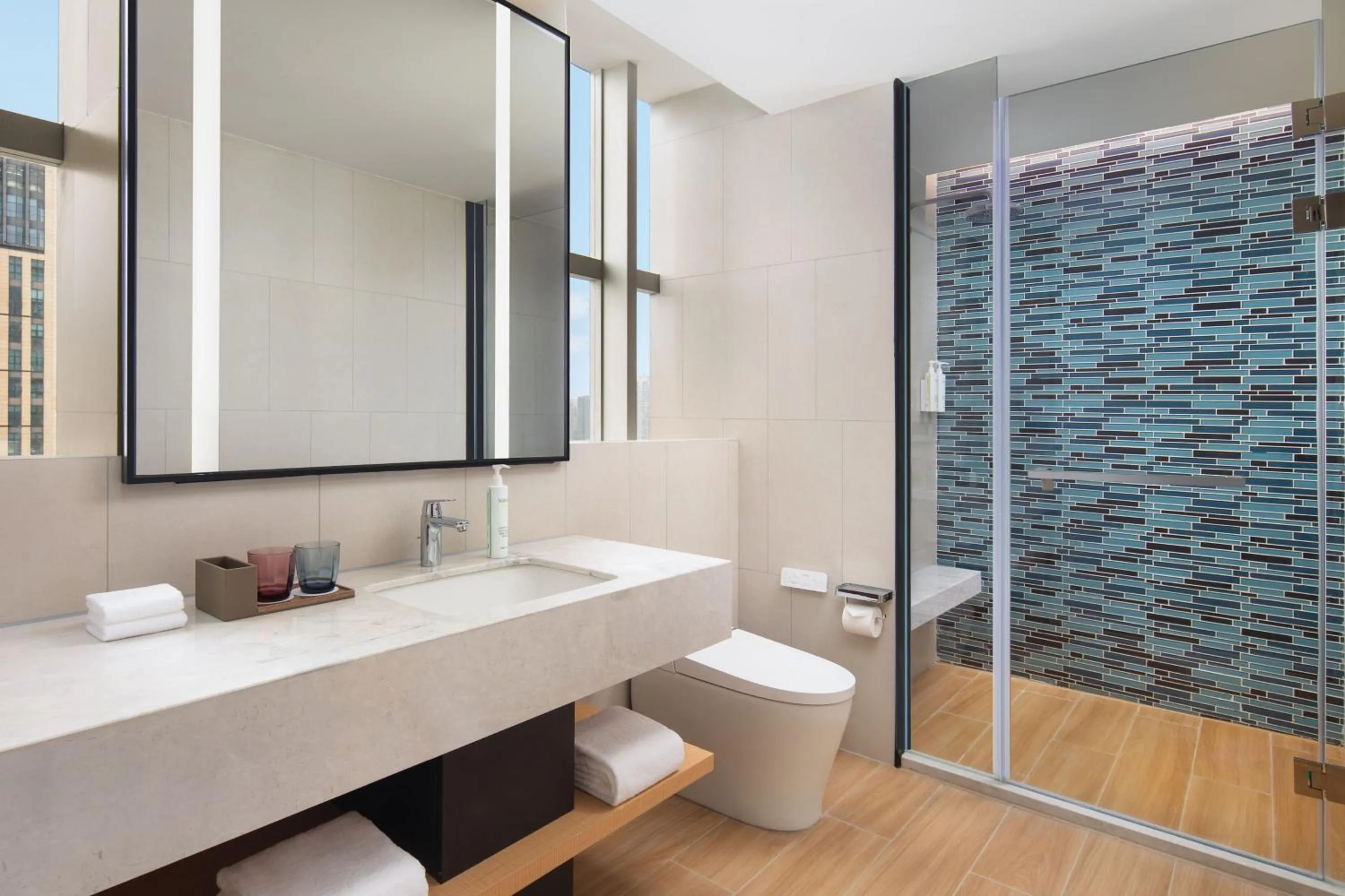 Bathroom in Fairfield by Marriott Hangzhou Wulin Square, China