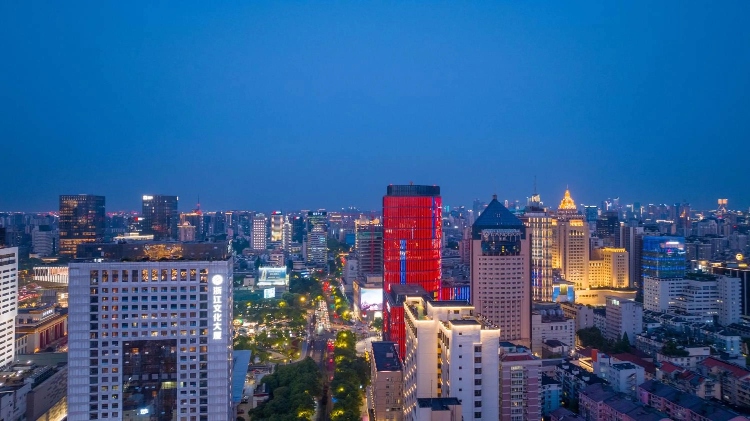Night in Fairfield by Marriott Hangzhou Wulin Square, China