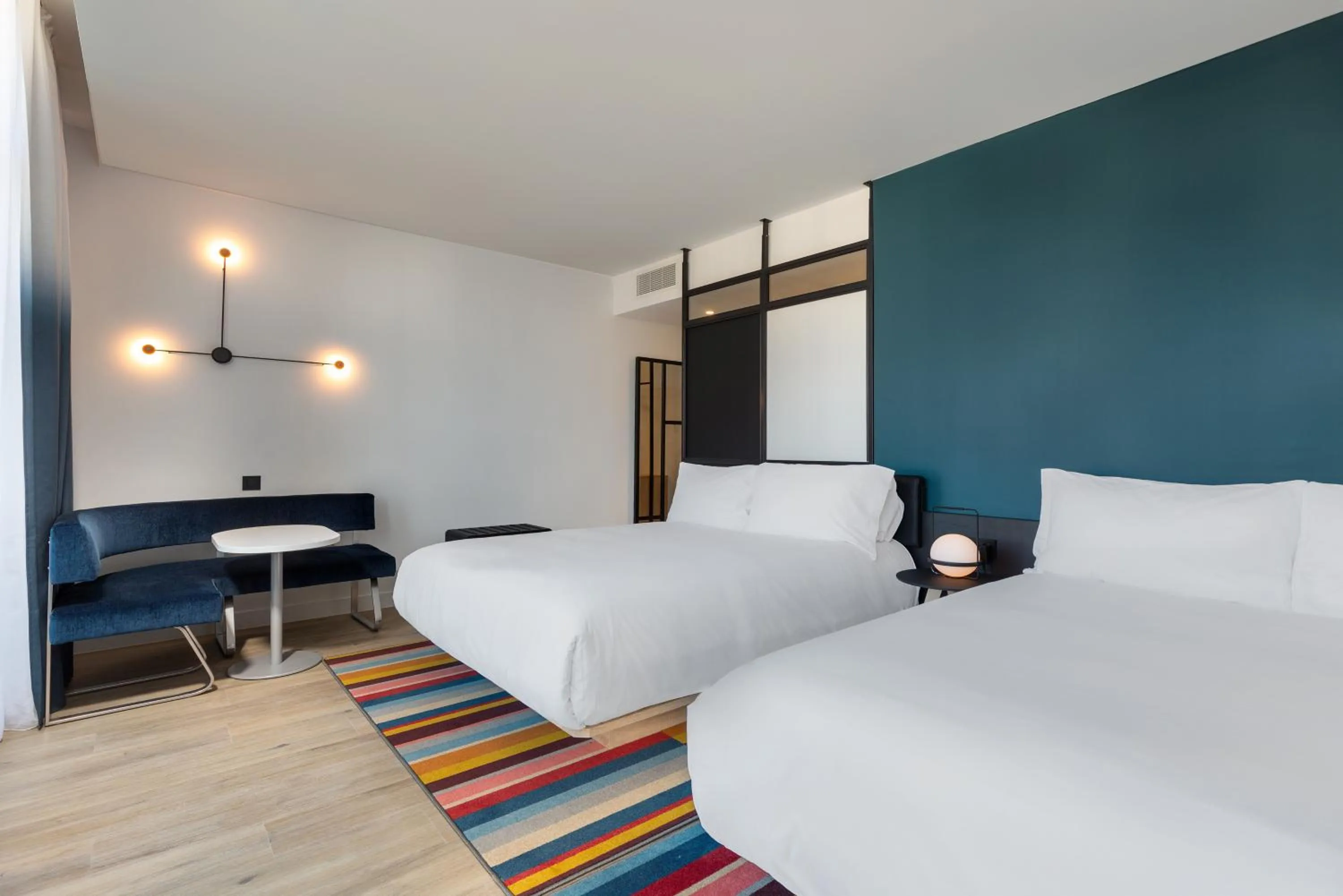 Bedroom, Bed in Aloft Hotel, By Marriott