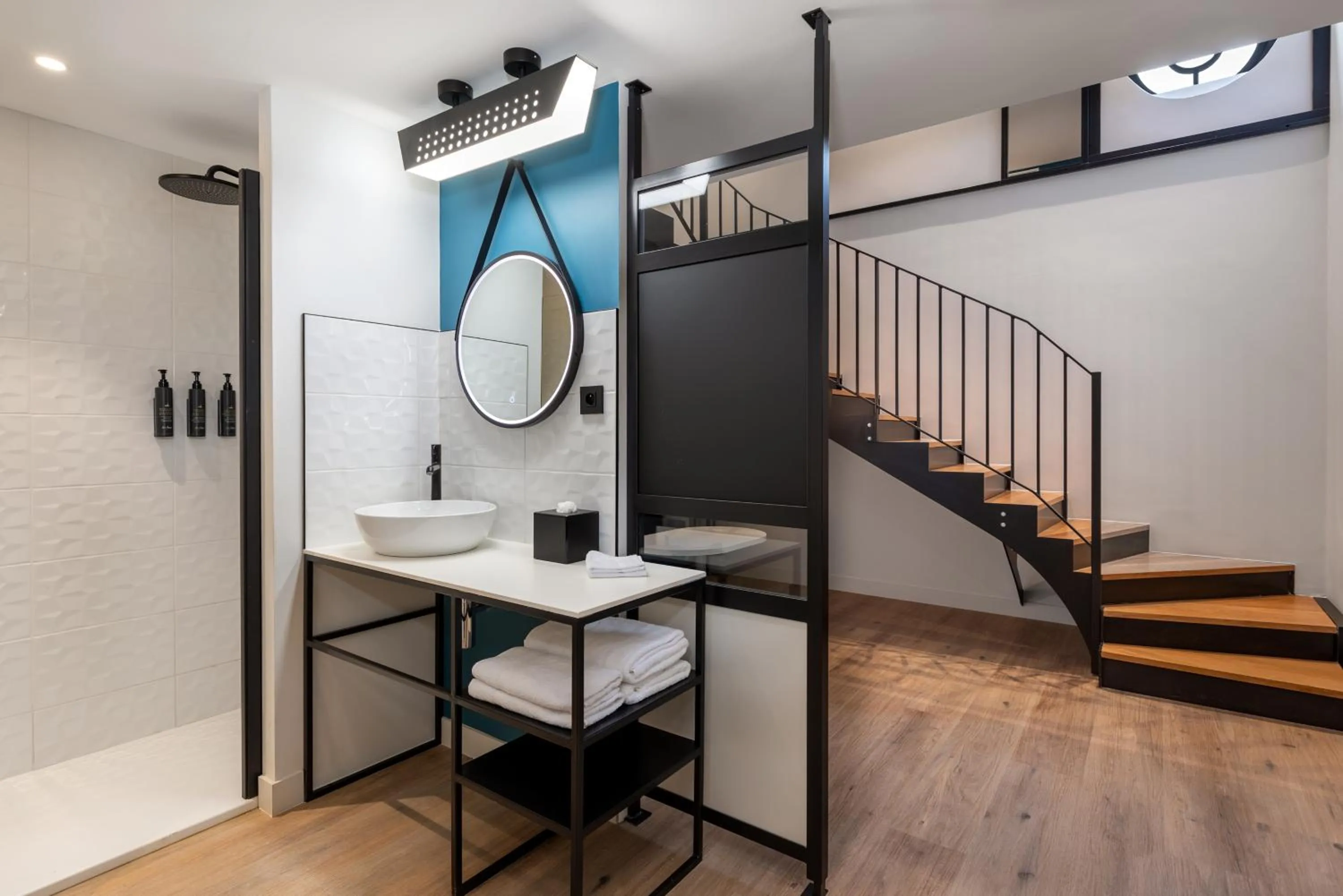Bathroom in Aloft Hotel, By Marriott