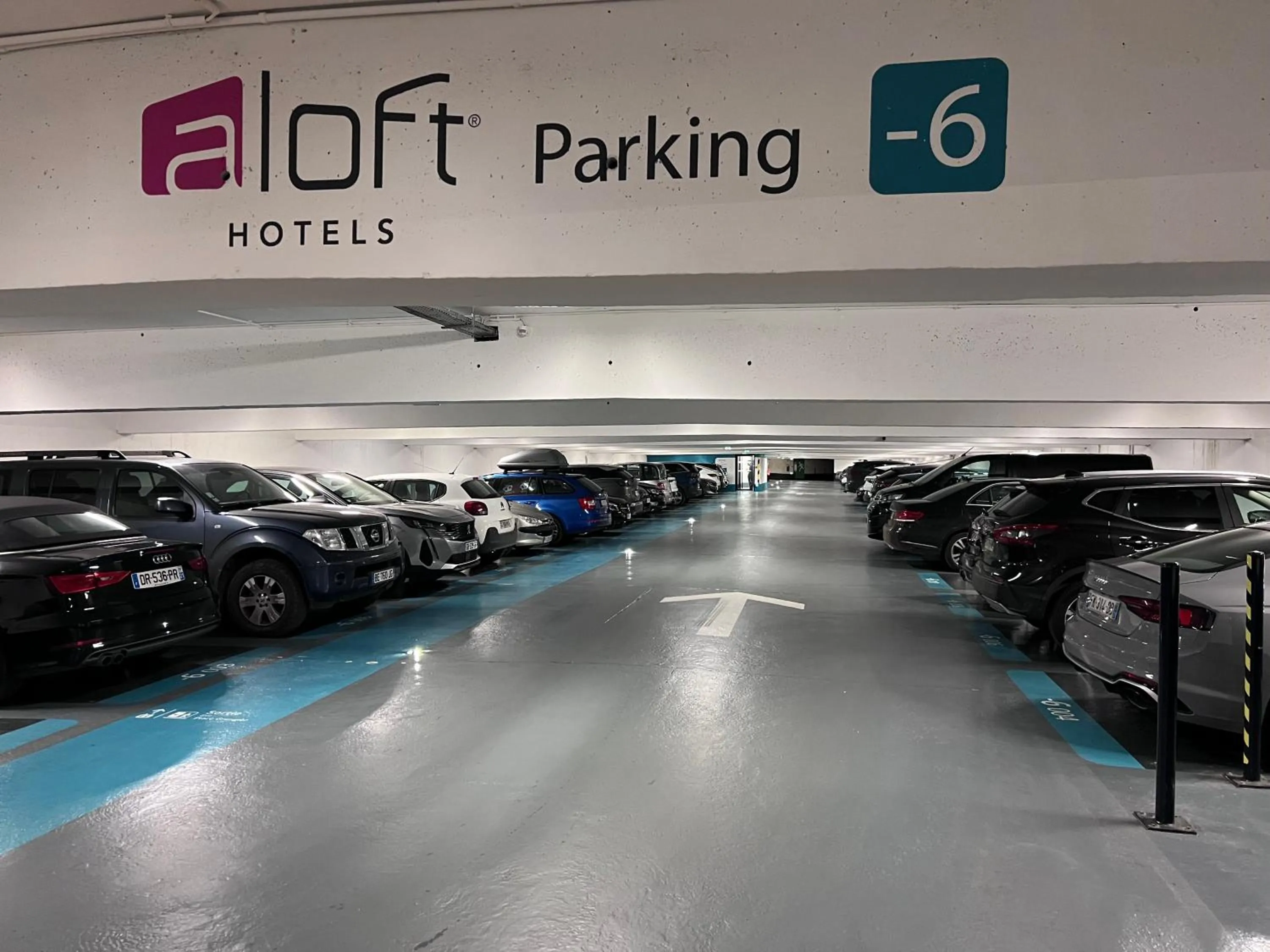 Parking in Aloft Hotel, By Marriott