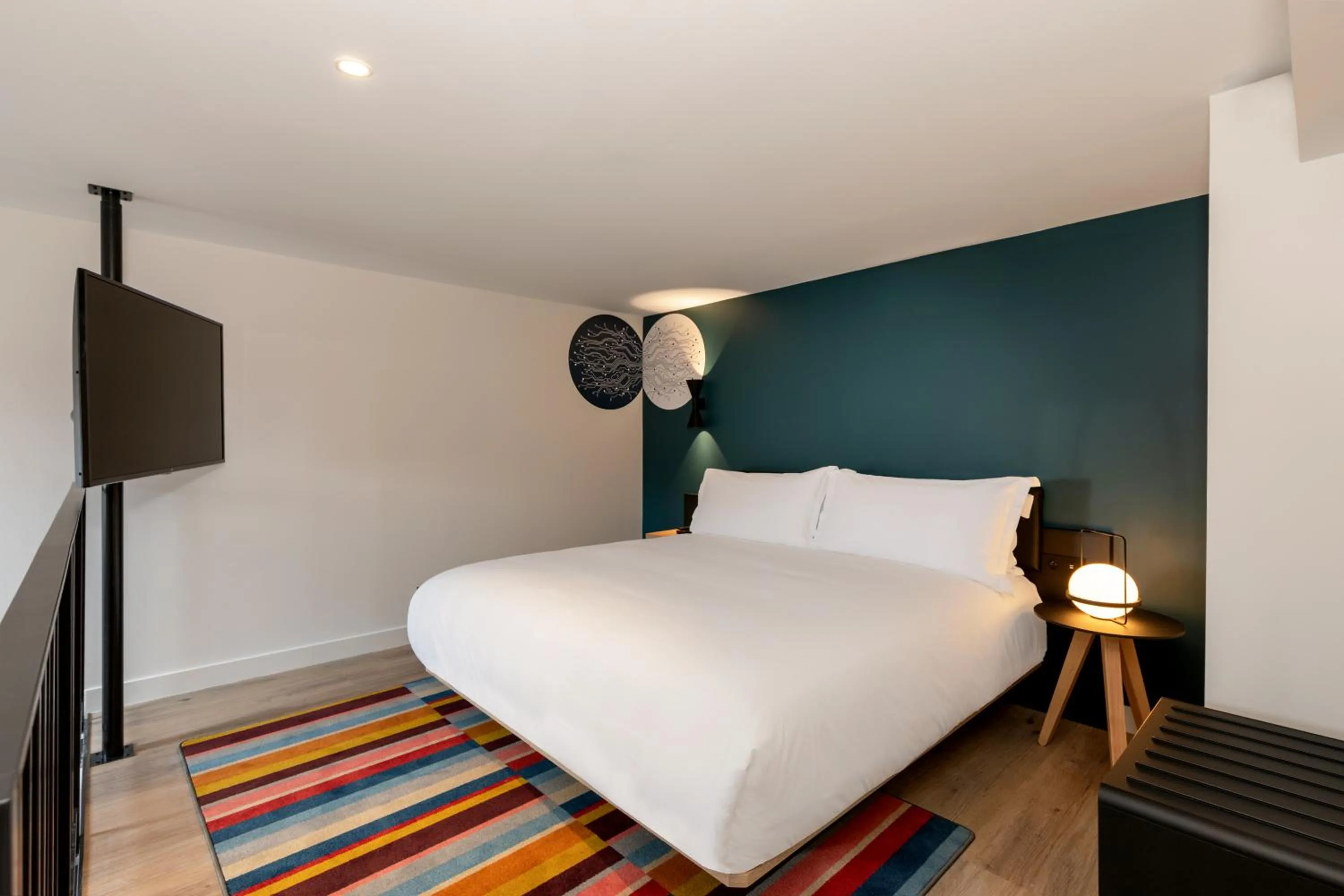 Bed in Aloft Hotel, By Marriott