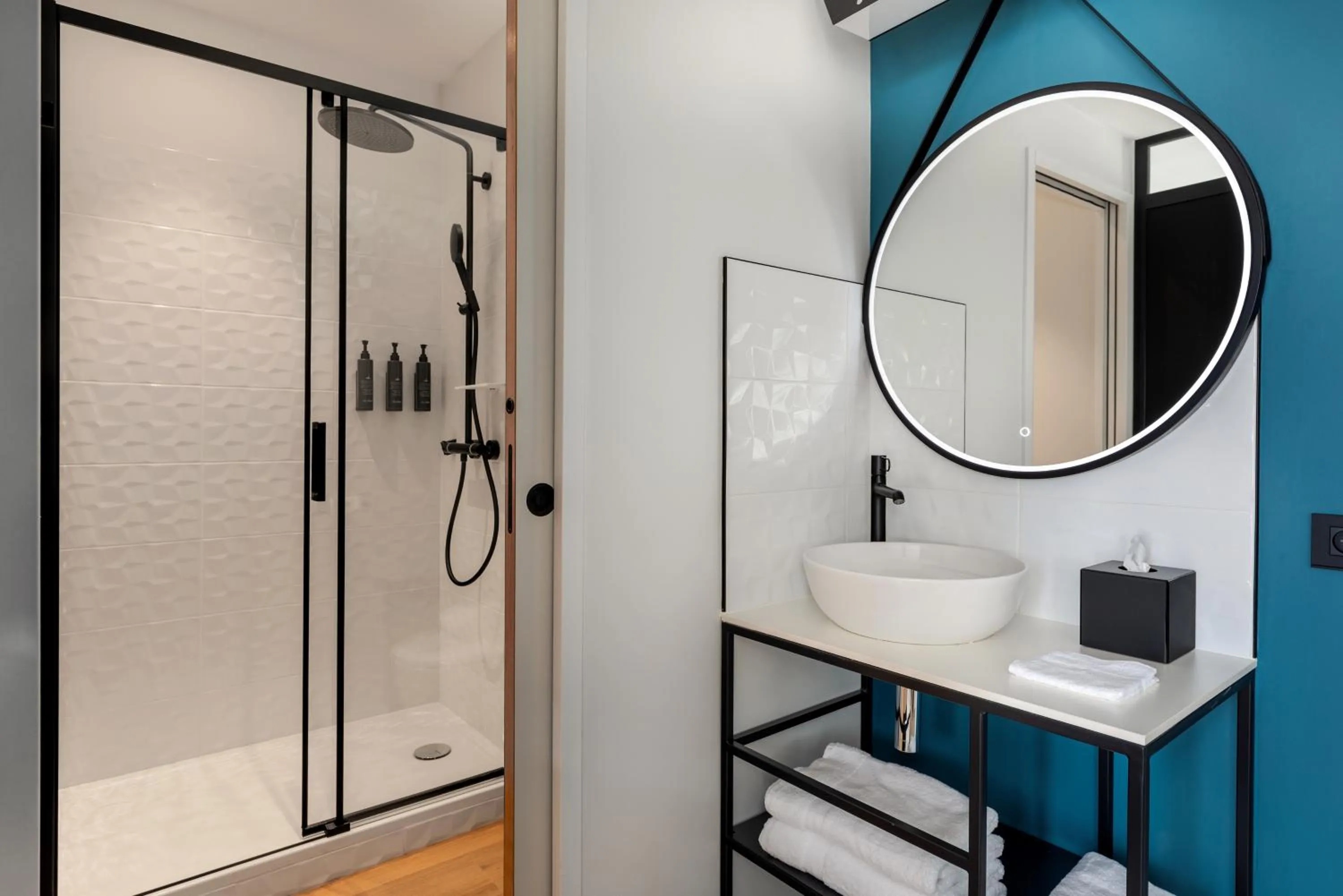 Bathroom in Aloft Hotel, By Marriott