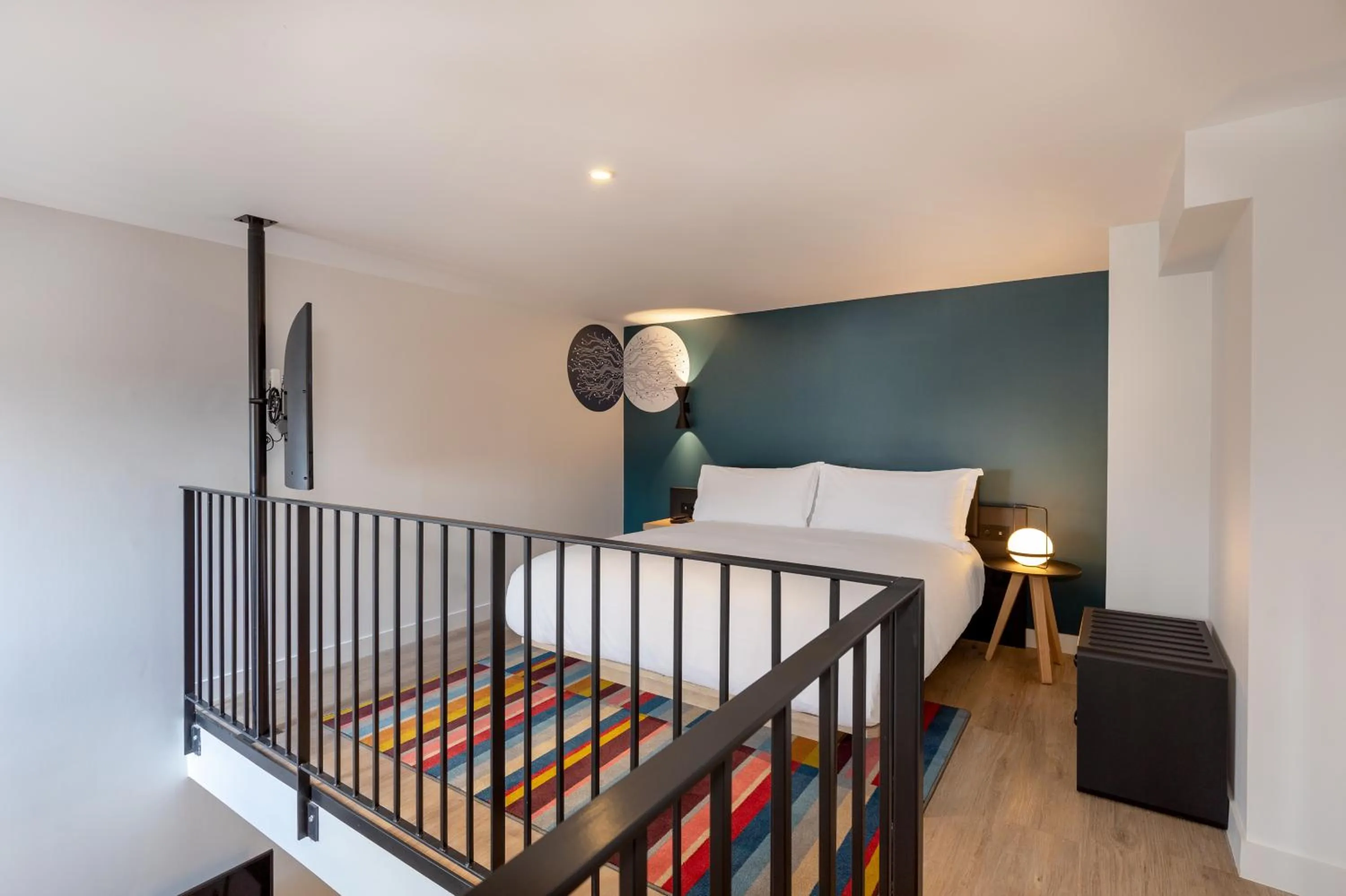 Bedroom, Bed in Aloft Hotel, By Marriott