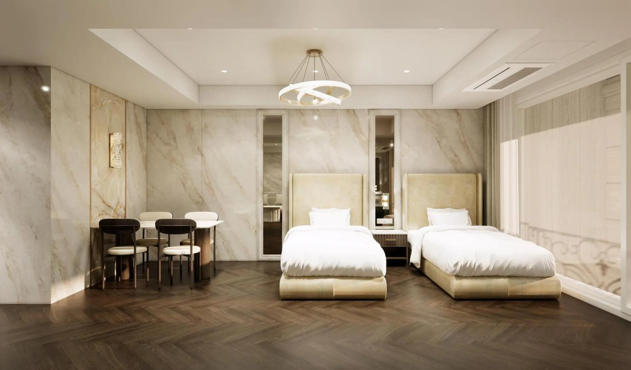 Bed in Hotel Toscana