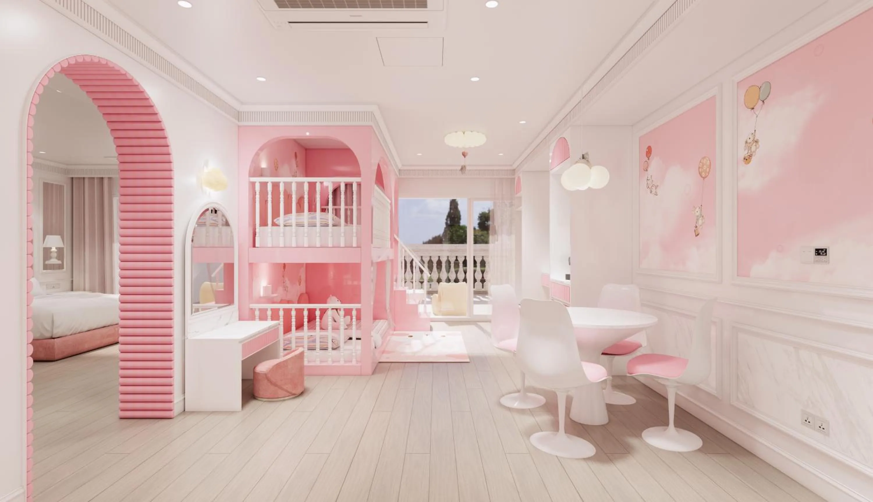 Bed in Hotel Toscana